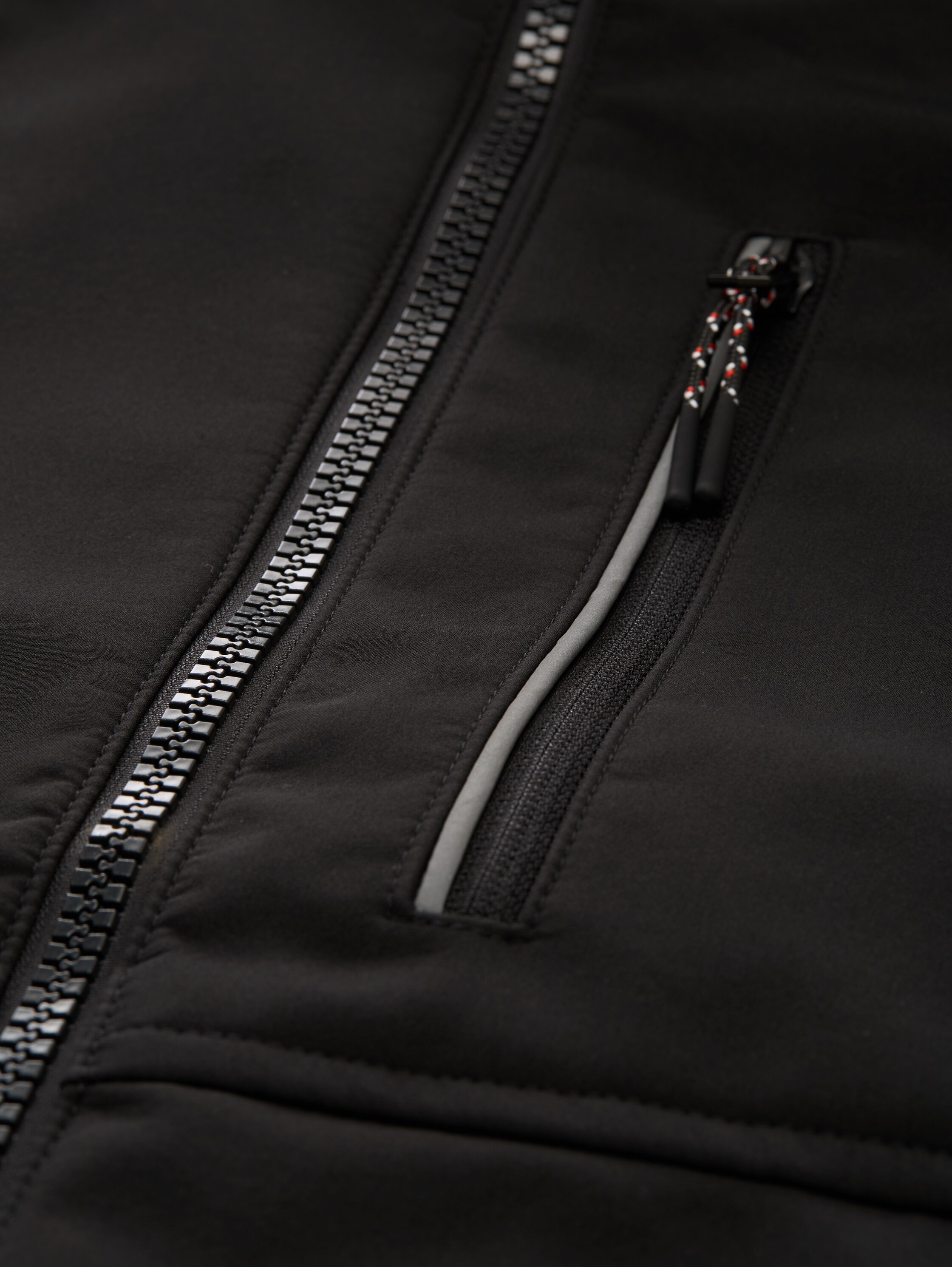 TOM TAILOR Softshelljacke mit Kapuze mit Taschen