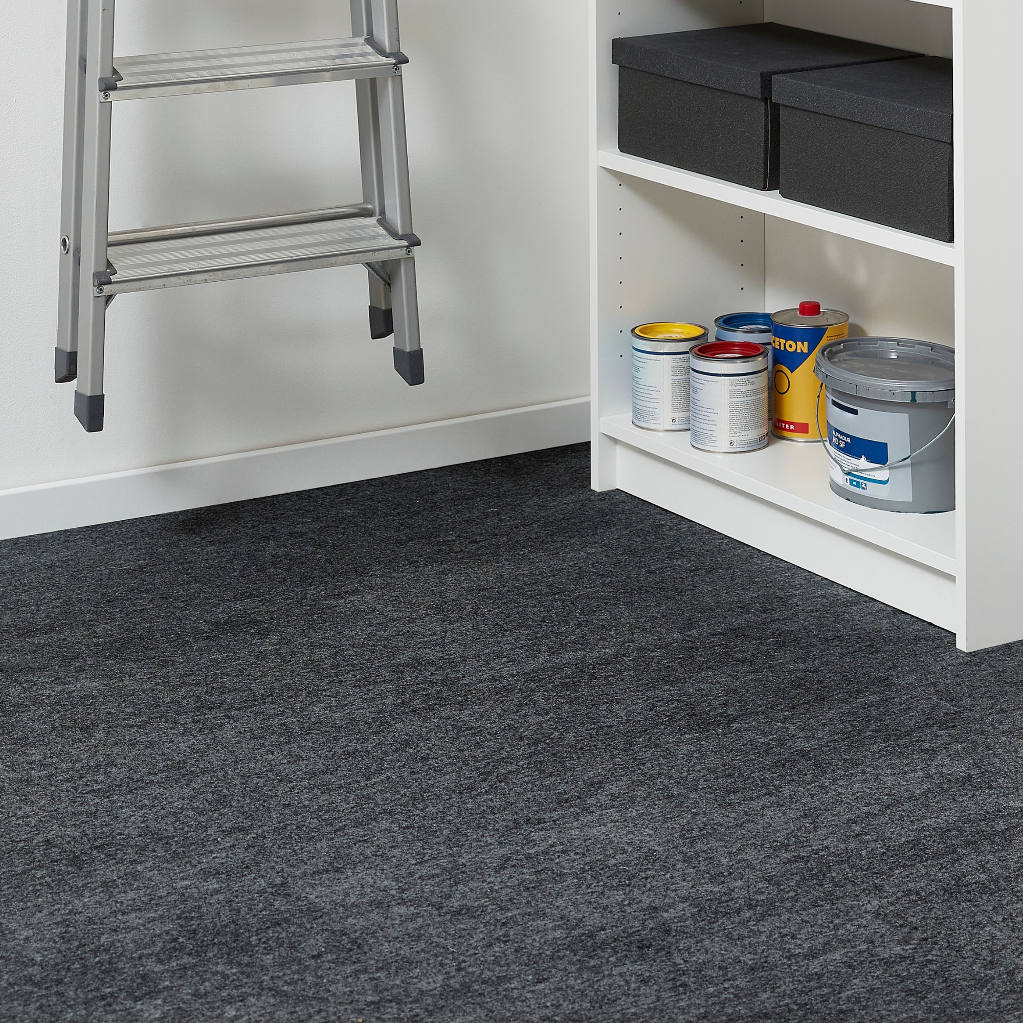 Andiamo Teppichfliese »Skandi, selbstklebend«, rechteckig, 4 mm Höhe, 40x40 cm, 25 Stück (4 qm), 50 Stück (8 qm) oder 100 Stück (16 qm)