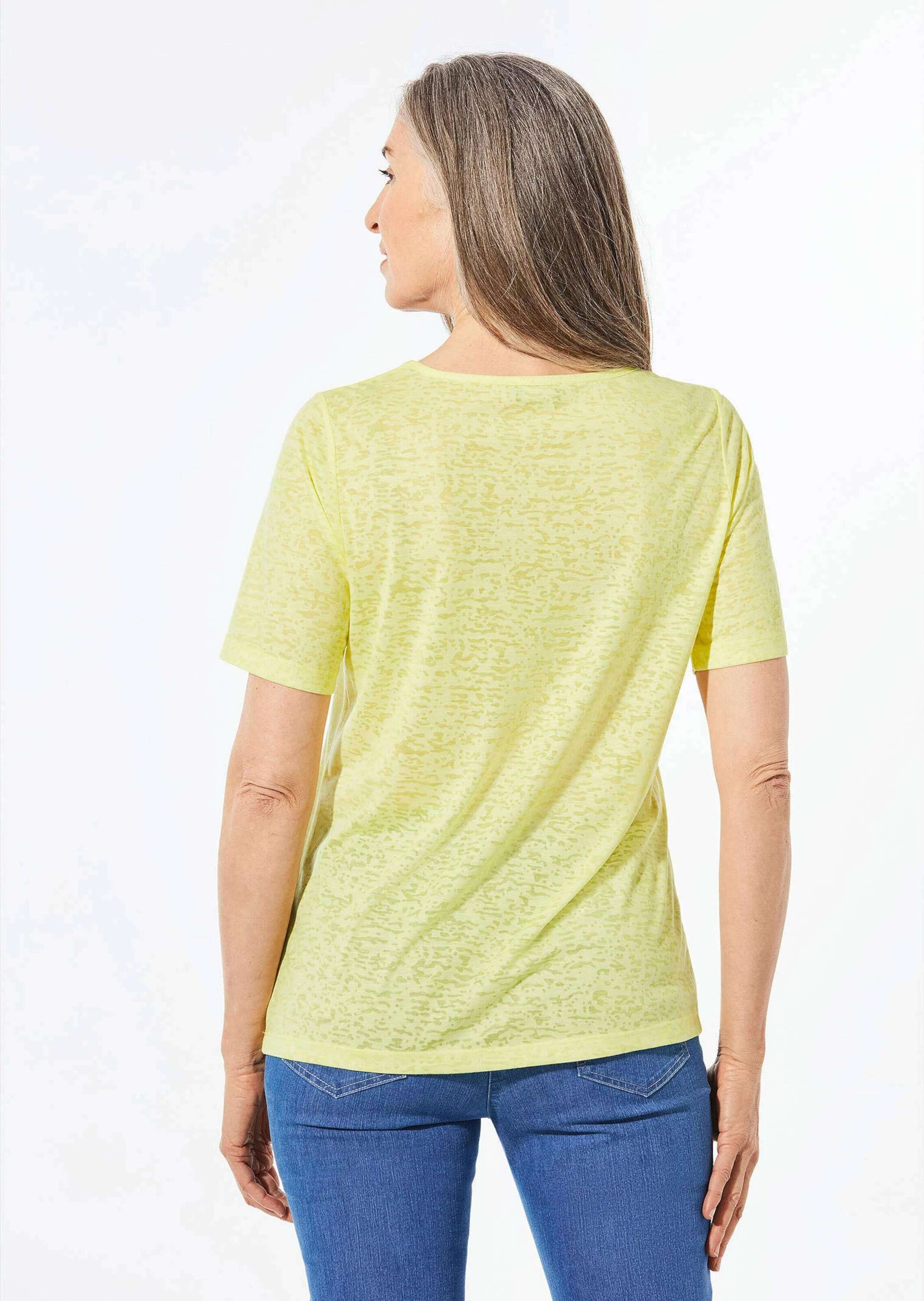 GOLDNER Kurzarmshirt »Shirt mit U-Boot-Ausschnitt«