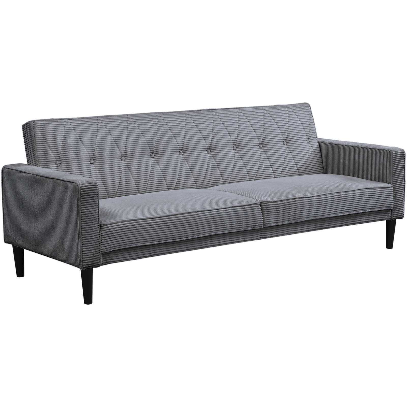 Dorel Home 3-Sitzer »Avon« Schlafsofa 213cm, Bettfunktion (110/190cm), trendiger Cord o. Webstoff
