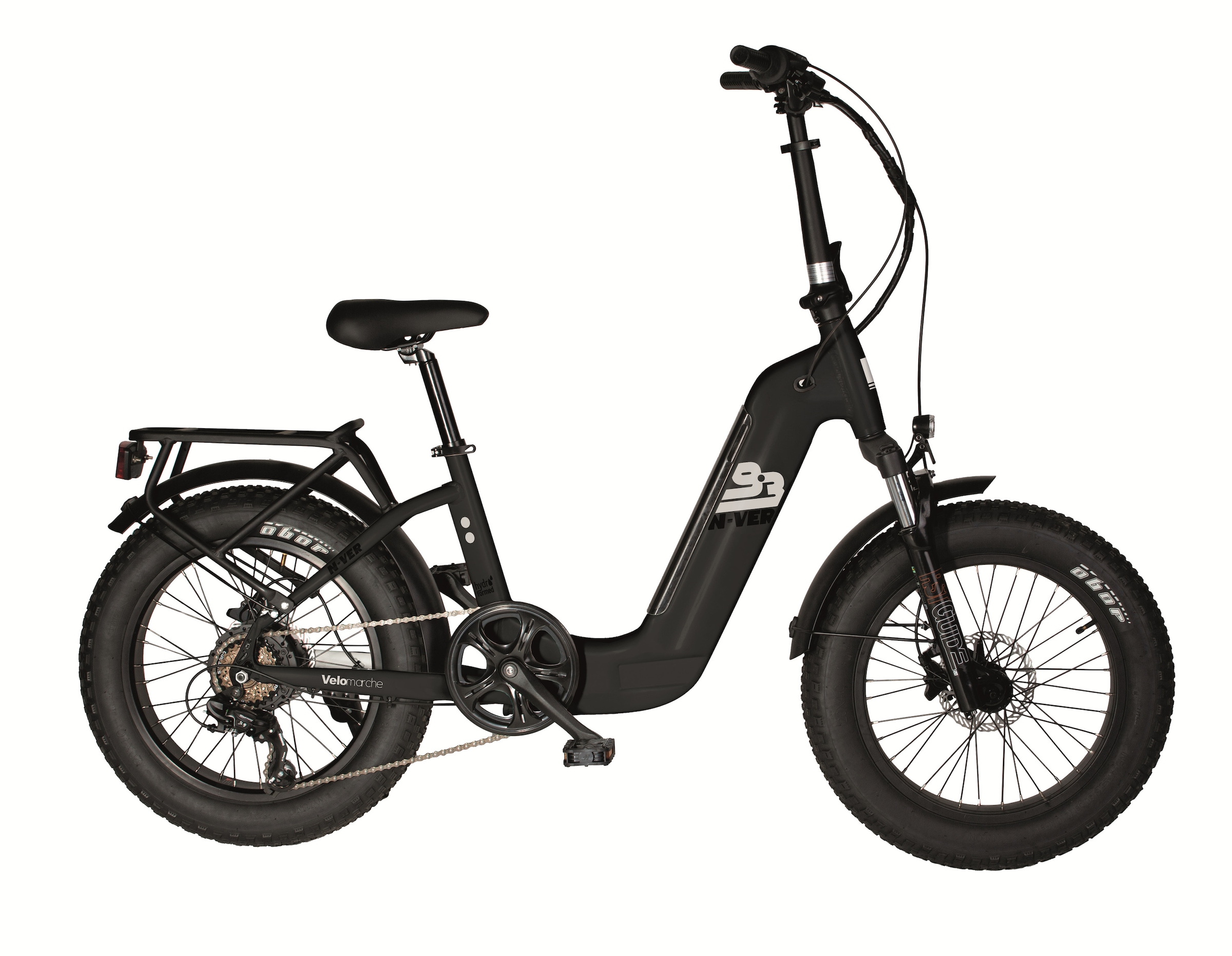 E-Bike »Elektro-Kompaktfahrrad FAT BIKE N-VER F9.3 20 Zoll black«