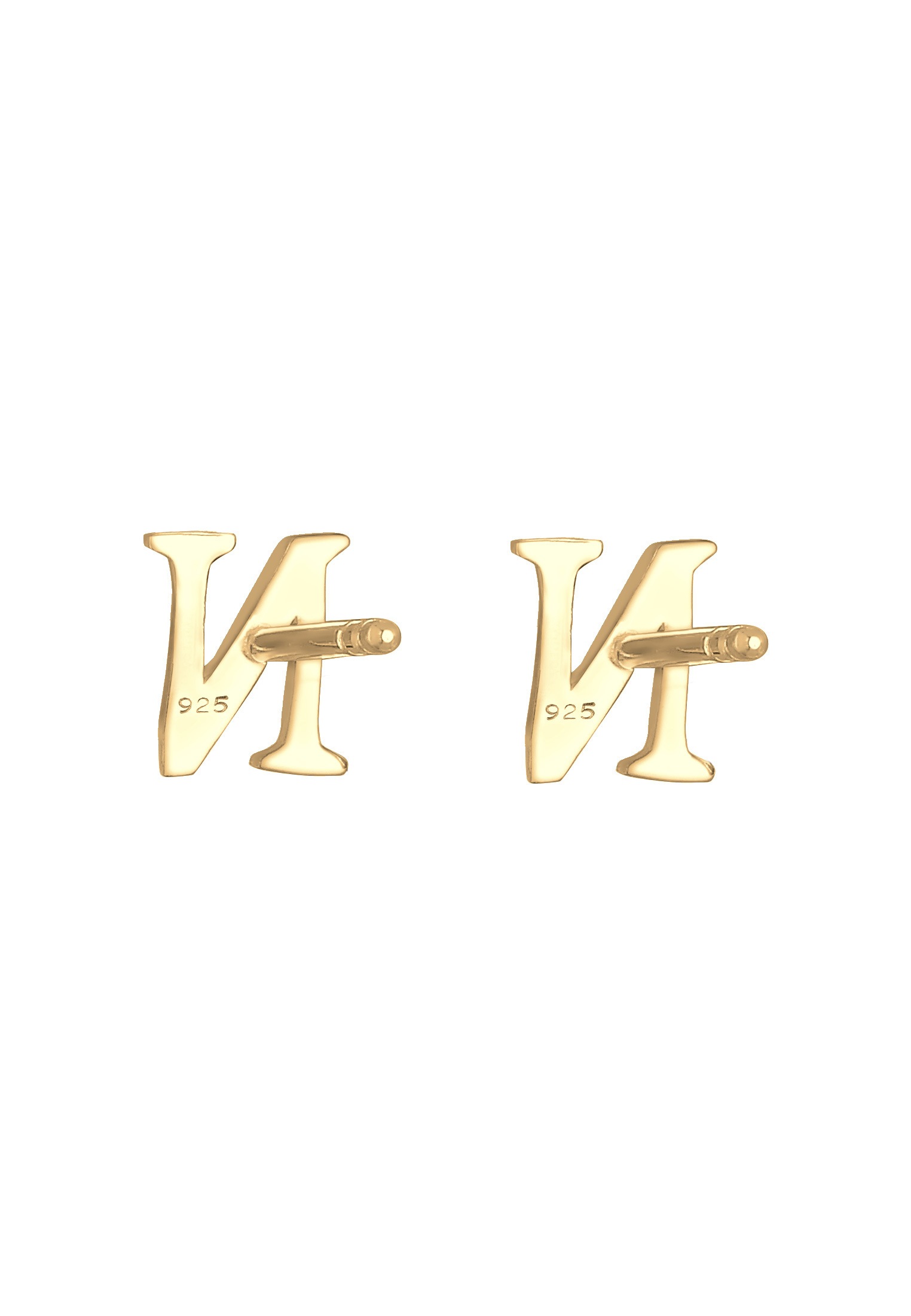 Elli Paar Ohrstecker »Ohrringe Ohrstecker Buchstabe N Initialen 925 Sterling Silber«