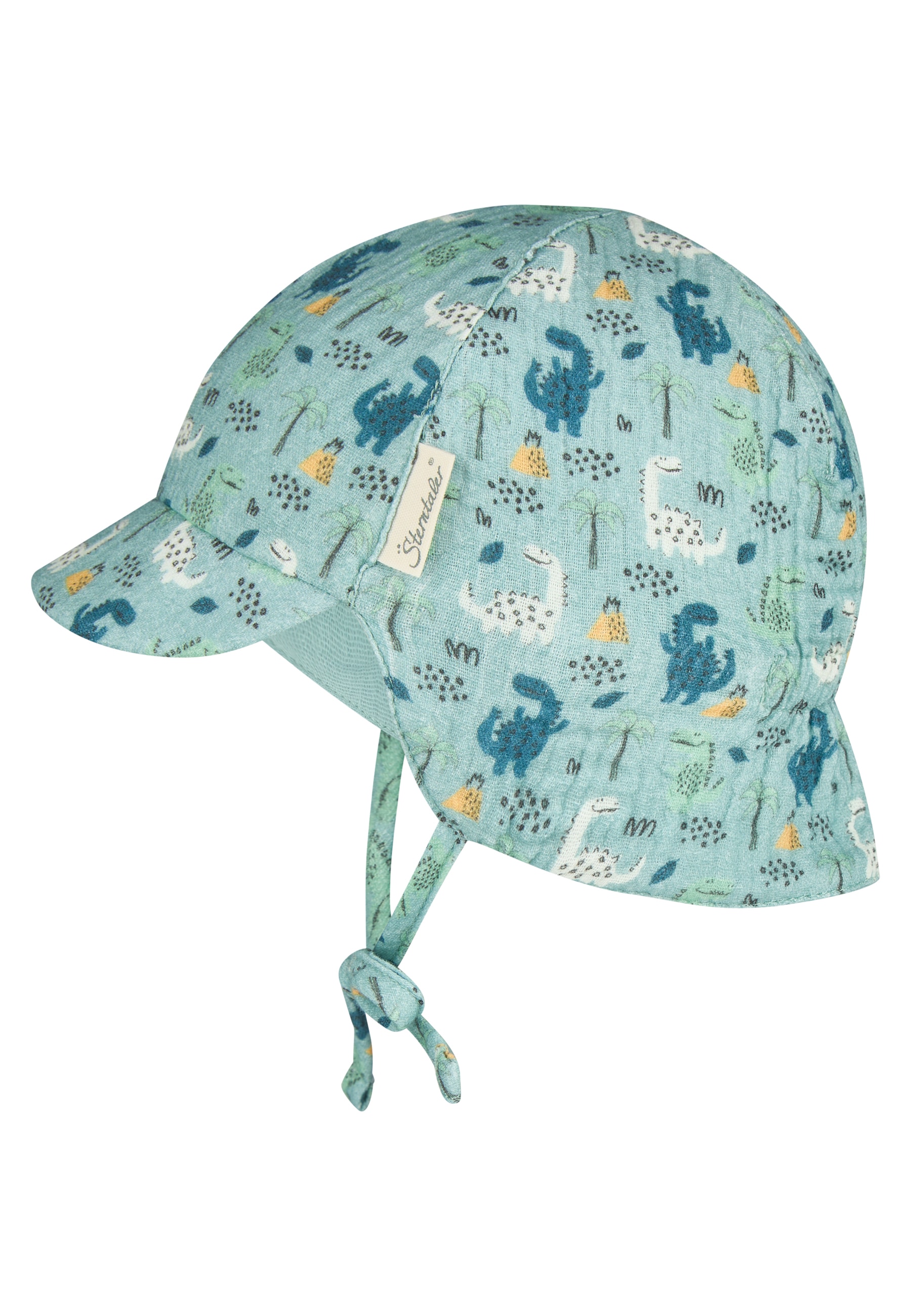 Sterntaler® Sonnenhut »Schirmmütze mit Nackenschutz Dinos«