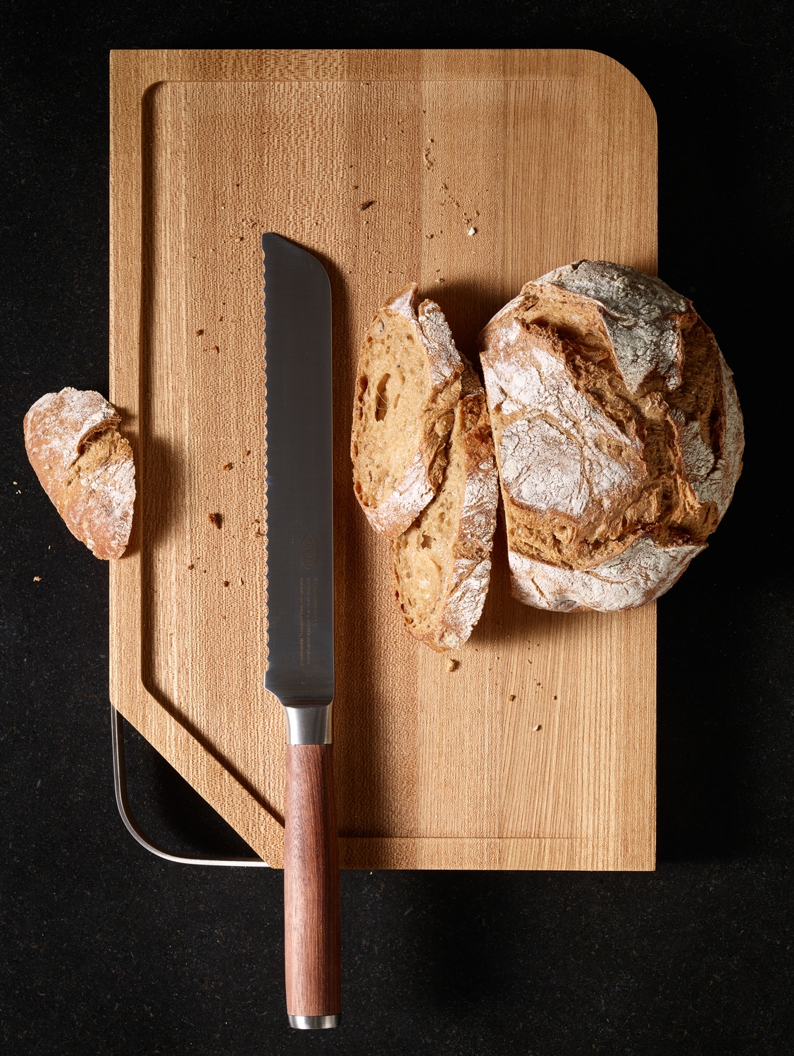 RÖSLE Brotmesser »Masterclass«, (1 tlg.), mit Wellenschliff, Made in Solingen, Klingenspezialstahl
