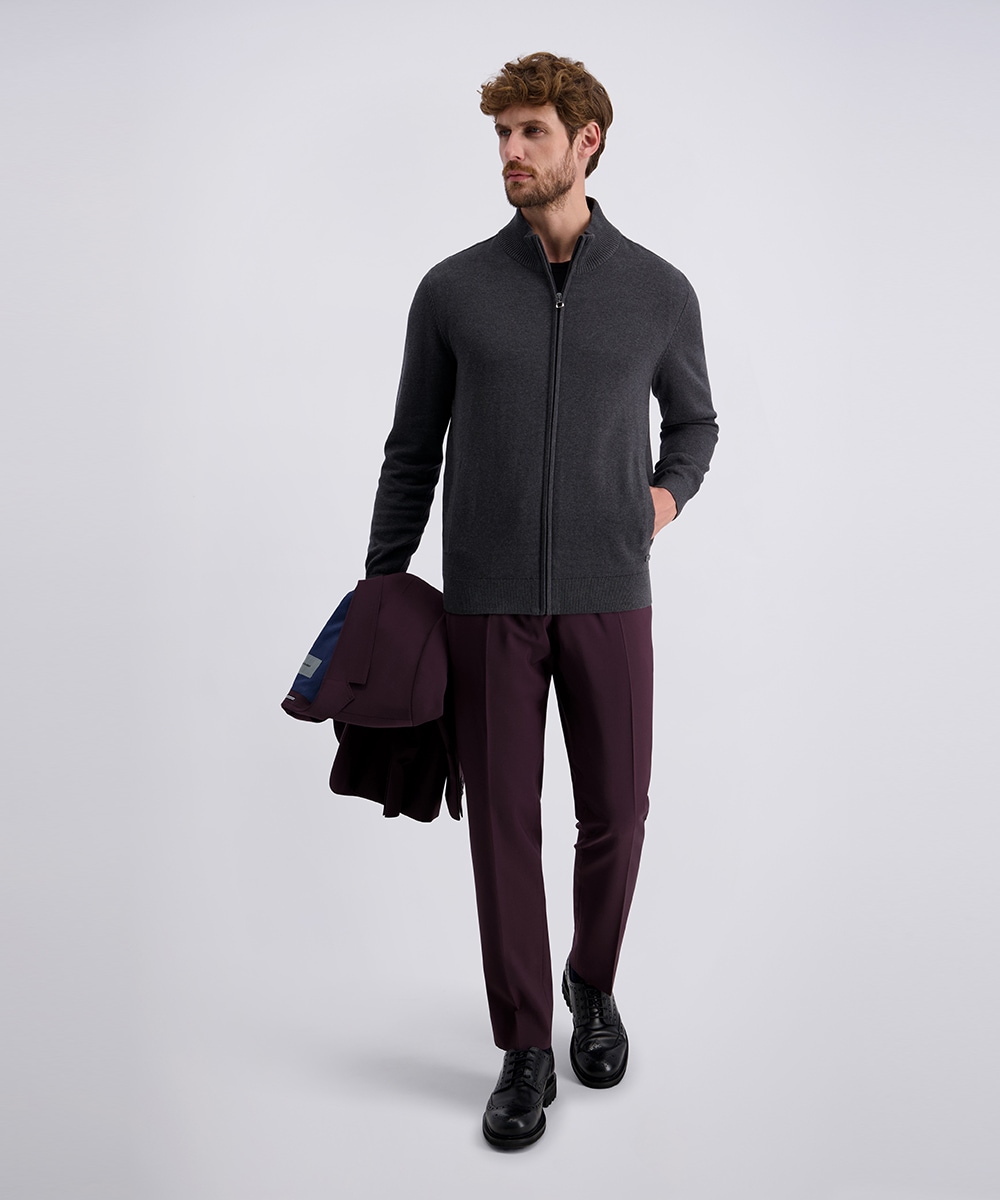 Pierre Cardin Strickjacke »Strickjacke StKrgRV«, mit Taschen