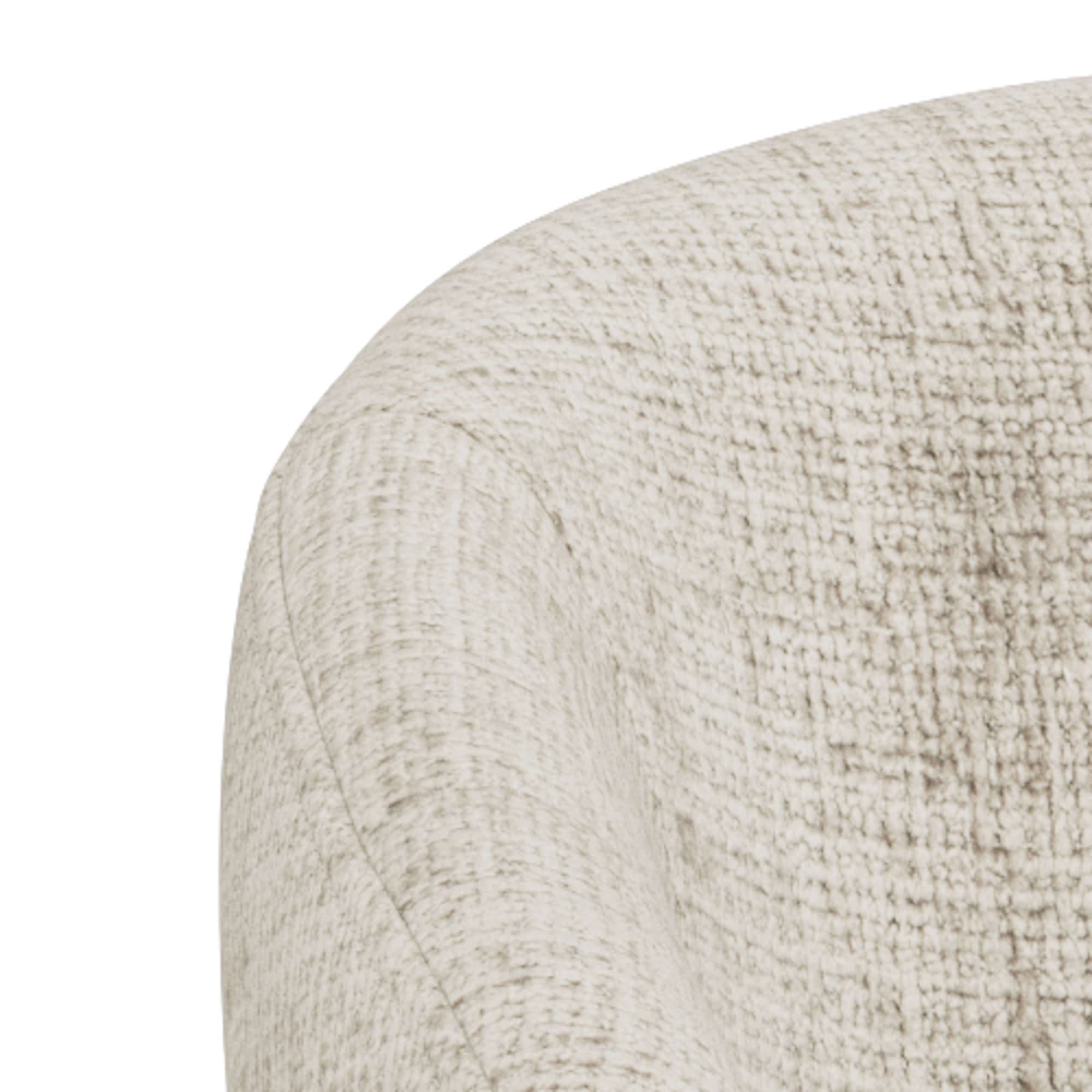 ACTONA GROUP Esszimmerstuhl »Polsterstuhl« (Set) 2 Stk.Stuhl, beiger Stoff, Armlehnen, Polsterung, runde Eichenbeine, FSC™