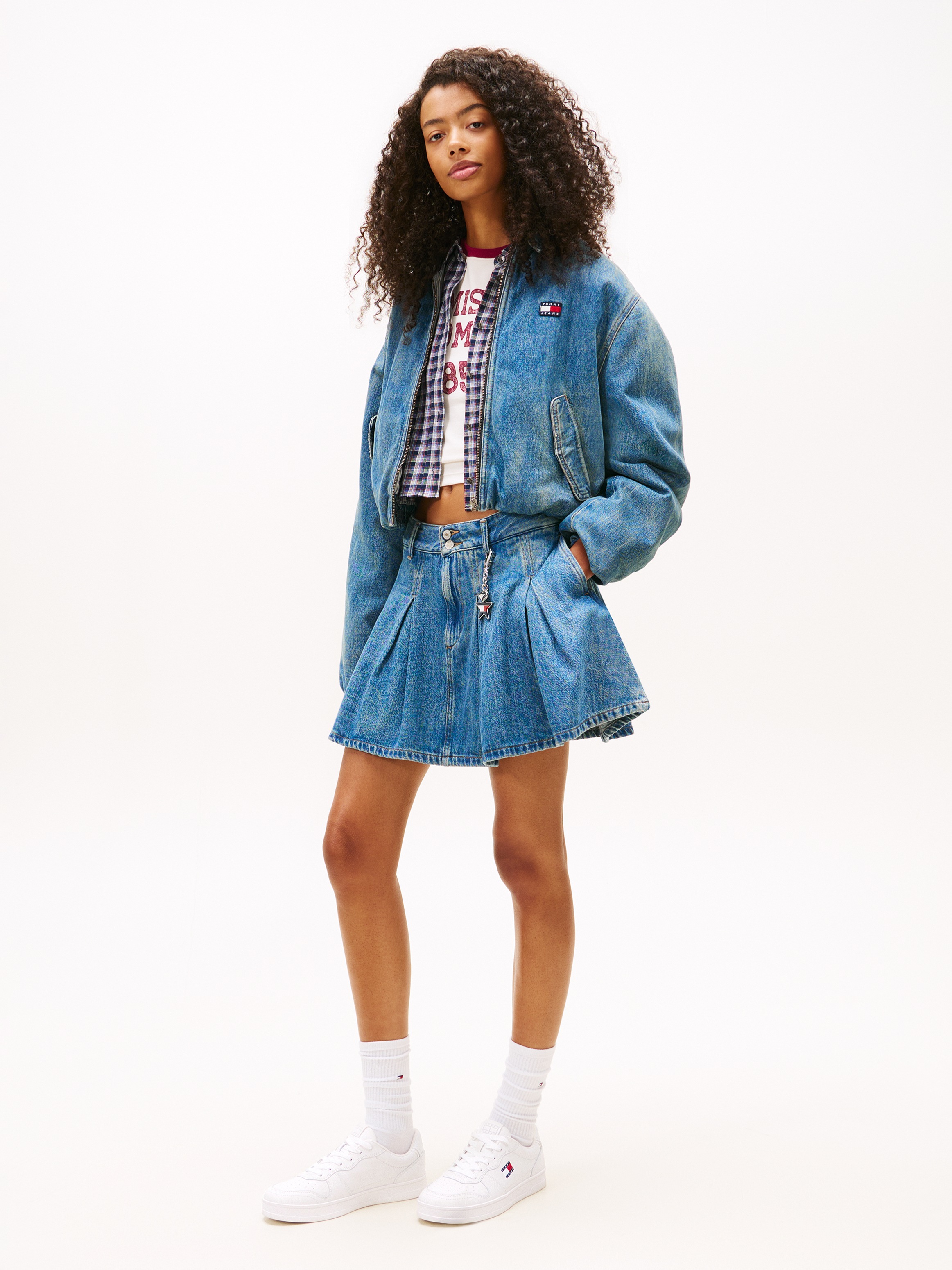 Tommy Jeans Plateausneaker »THE GREENWICH«  , Schnürschuh, Halbschuh, Freizeitschuh mit Ziernähten