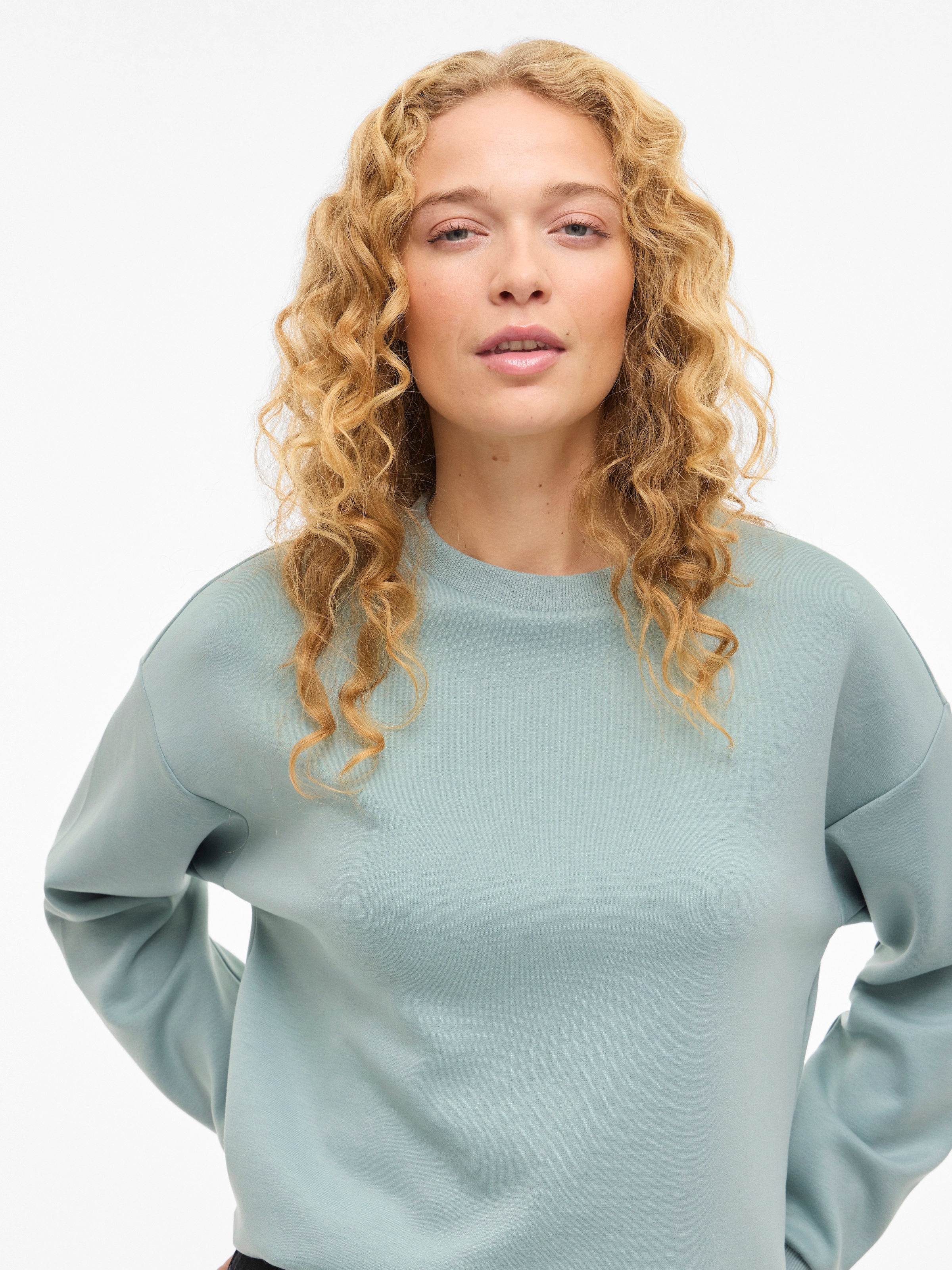 Vila Sweatshirt »VISANDY L/S SWEAT TOP - NOOS«, Viskosemischung, regular fit
