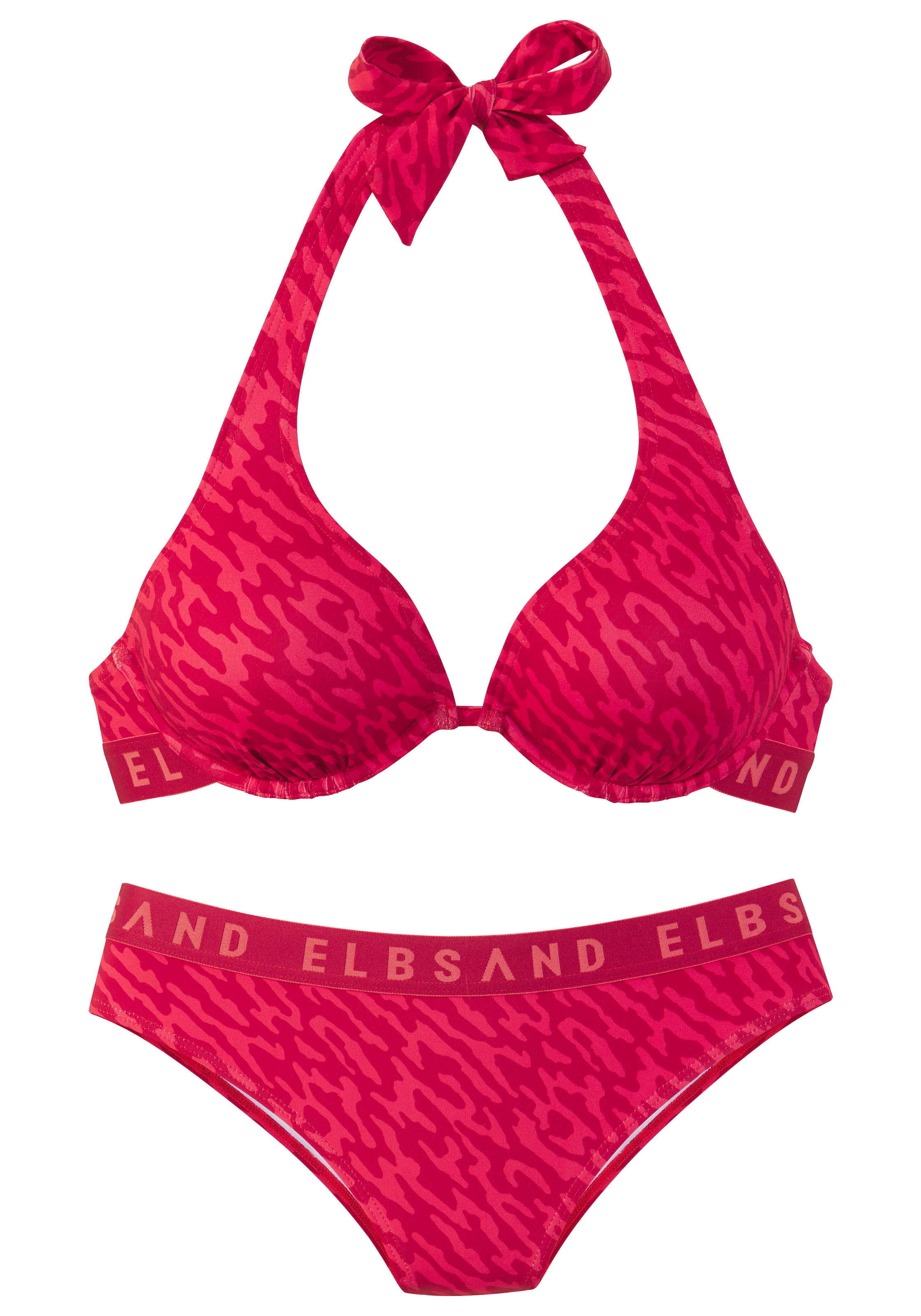 Elbsand Bügel-Bikini, mit Markenschriftzug