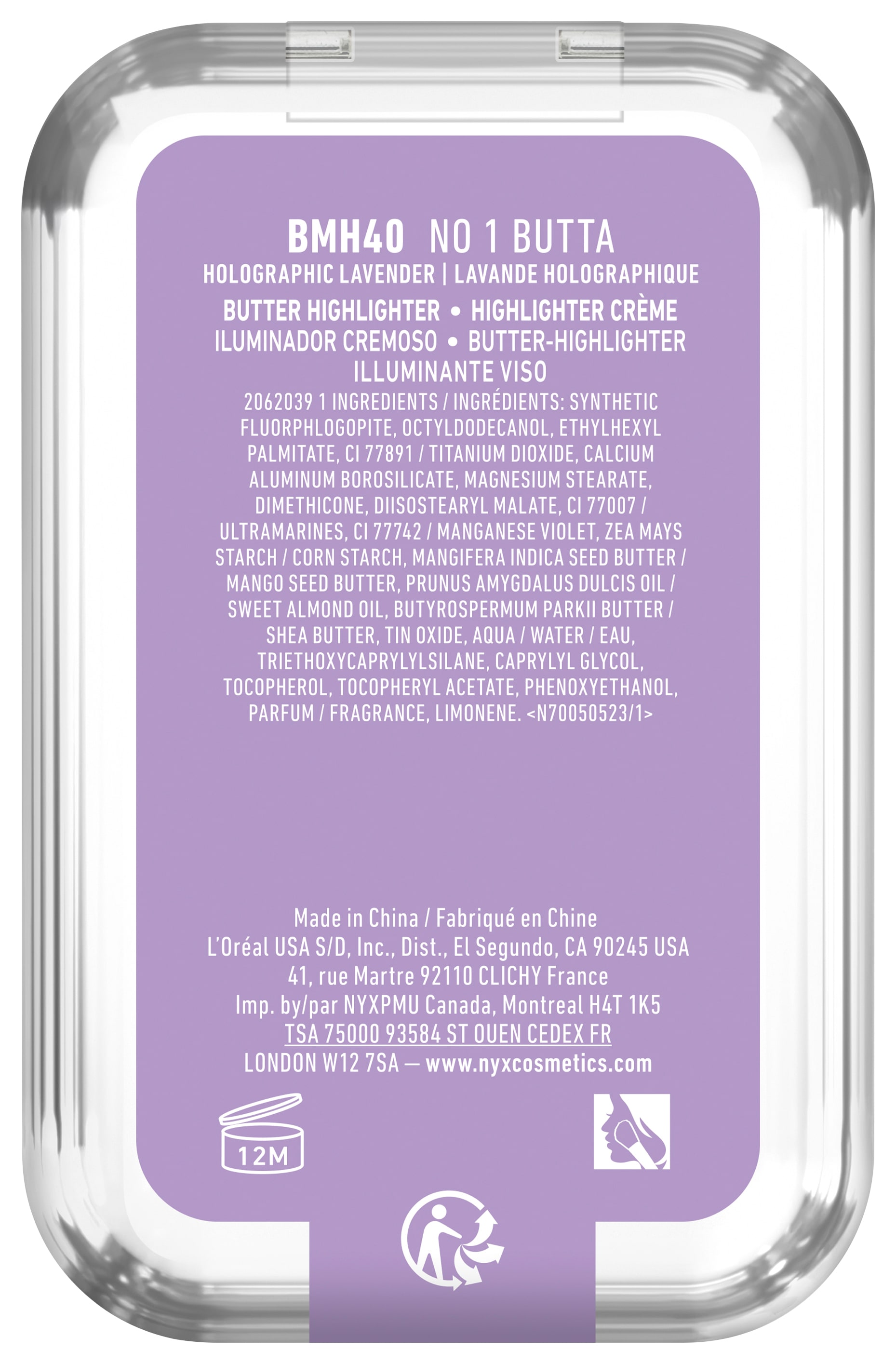 NYX Highlighter »NYX Professional Makeup Buttermelt Highlighter«