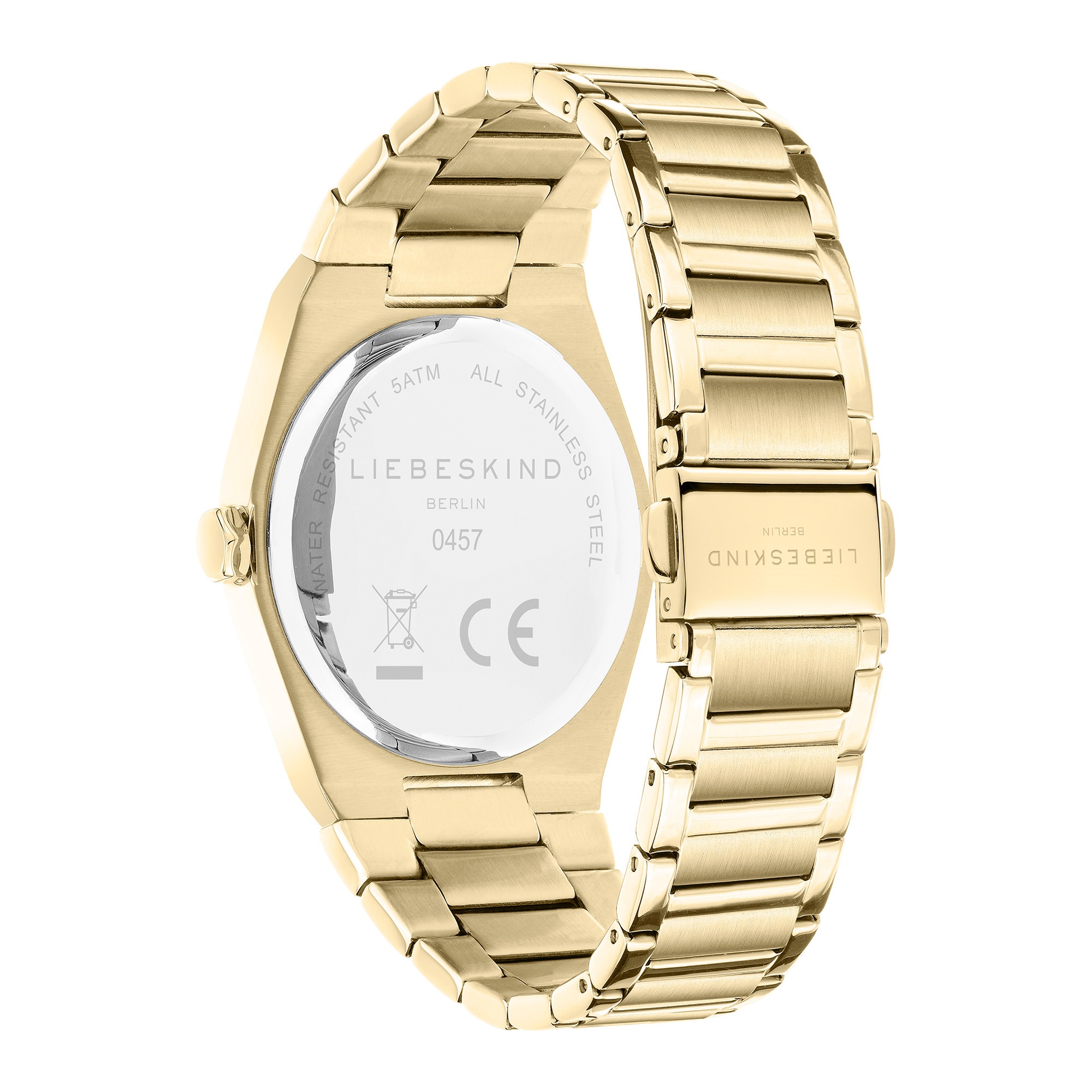 Liebeskind Berlin Quarzuhr »Minimalist 45 mm« Armbanduhr, Damenuhr, Edelstahlarmband, analog