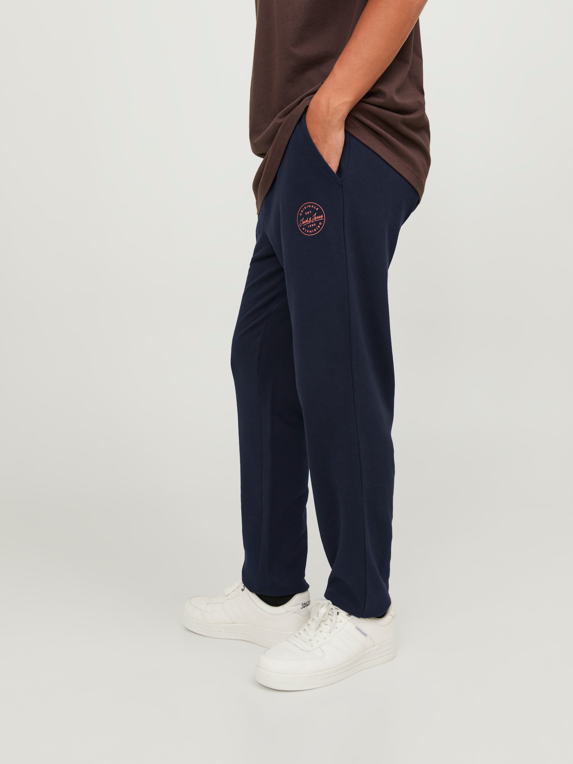 Jack & Jones Sweathose »JPSTGORDON Jogpants mit Kordelzug und bequemem Schnitt«  unifarben, modisch, bequem, Baumwolle