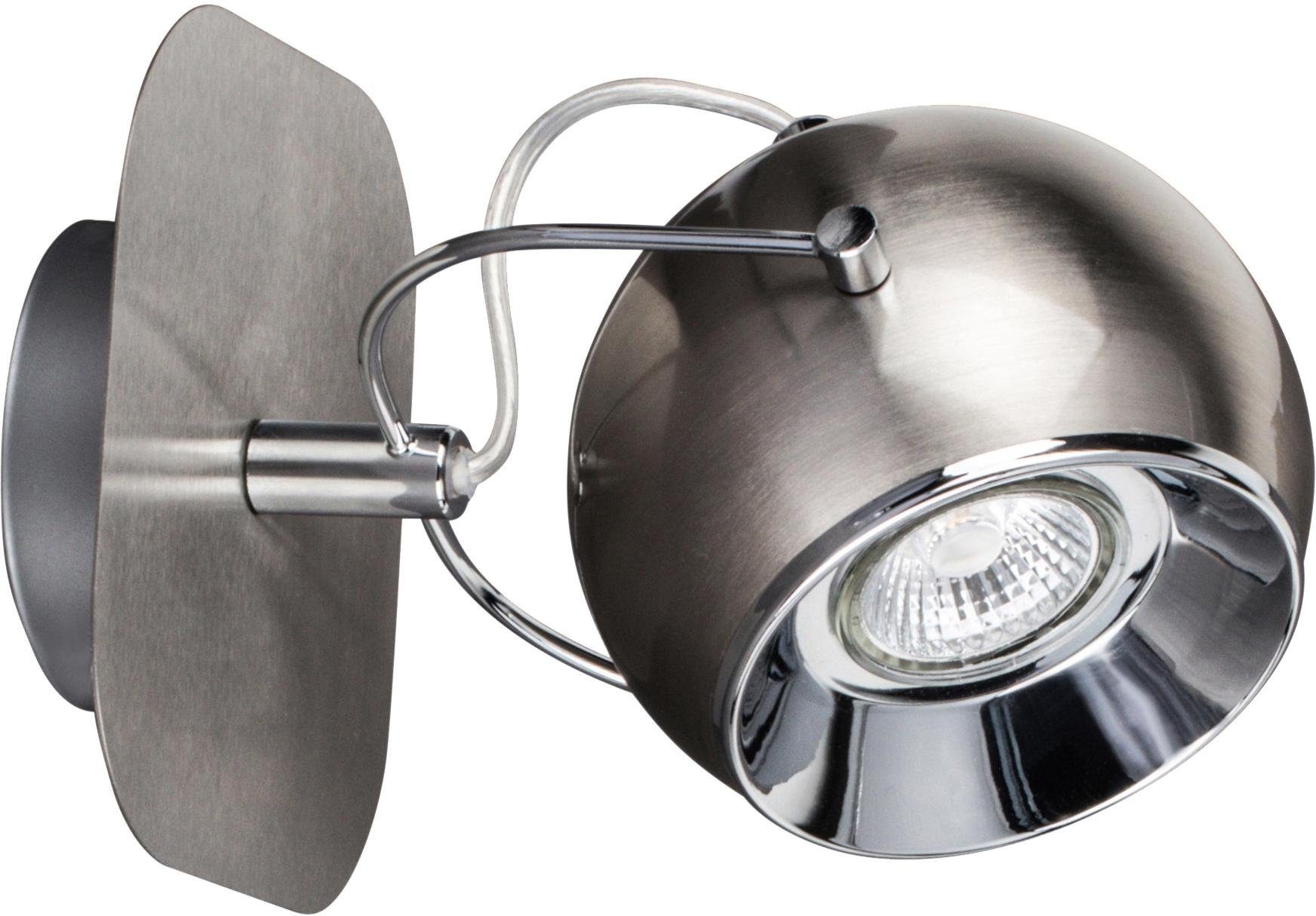 SPOT Light Wandleuchte »BALL«, GU10, Warmweiß, LED-Leuchtmittel Inklusive, LED wechselbar, mit dreh- und schwenkbarem Spot, Made in EU