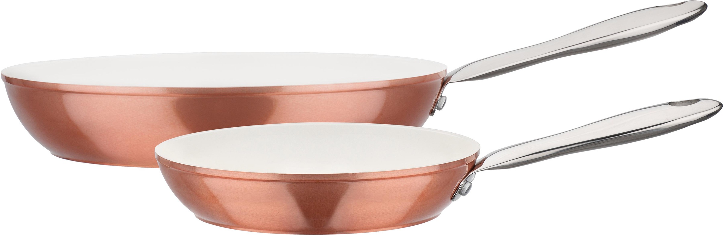 GSW Pfannen-Set »Kupfer-Bronze«, Aluminium, (Set, 2 tlg.), Induktion
