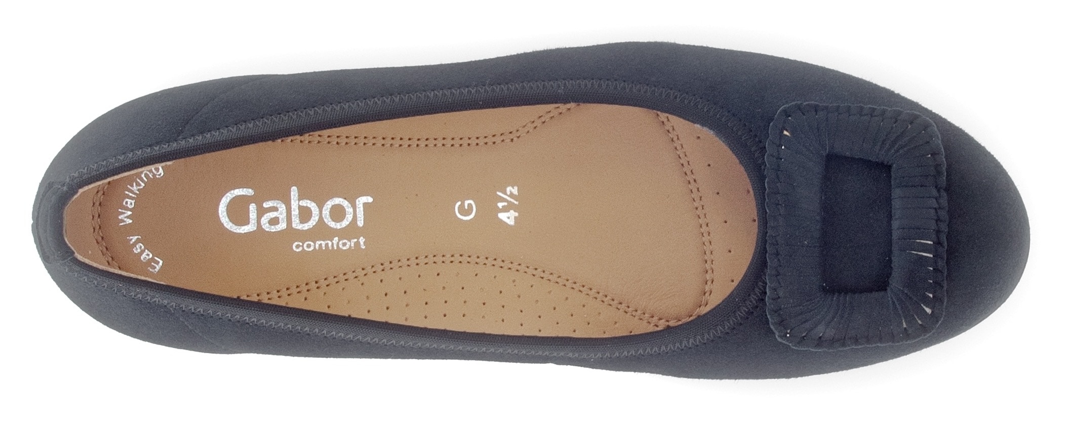 Gabor Ballerina »FLORENZ«  , Bequemschuh, Businesschuh, Elastikeinfass, Komfortweite G (=weit)