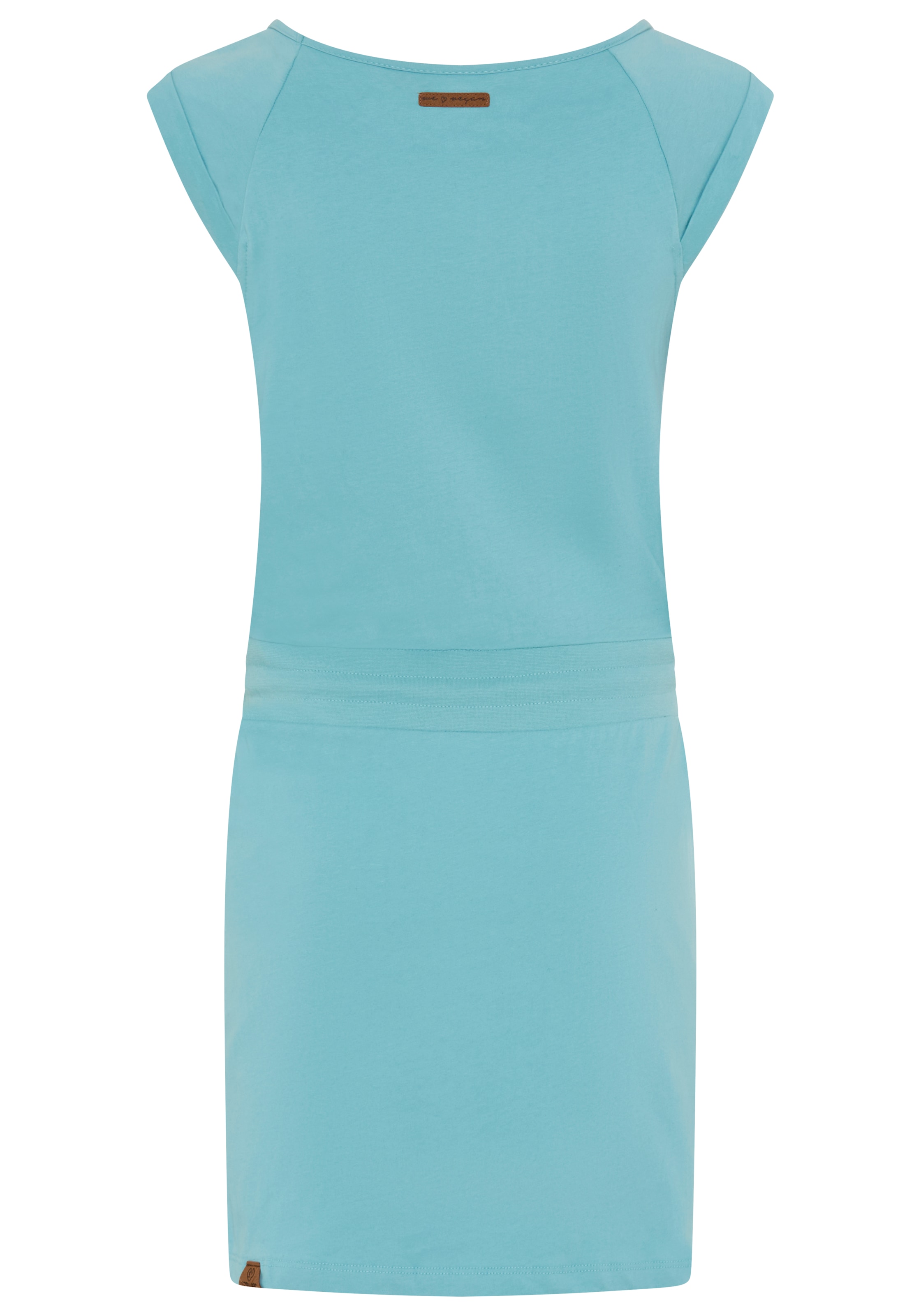 Ragwear Minikleid »PENELOPE UNI O« mit Kordelzug und Zierknopf