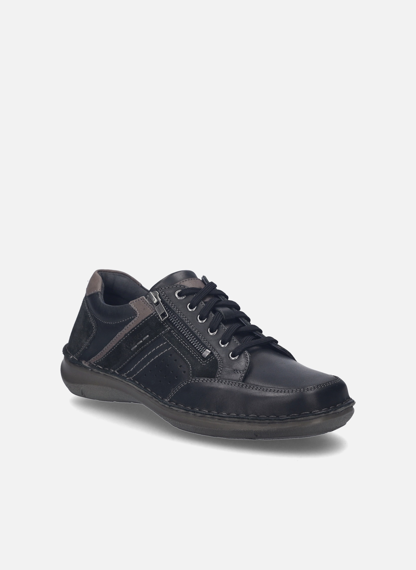 Josef Seibel Schnürschuh »New Anvers 87, schwarz-kombi«