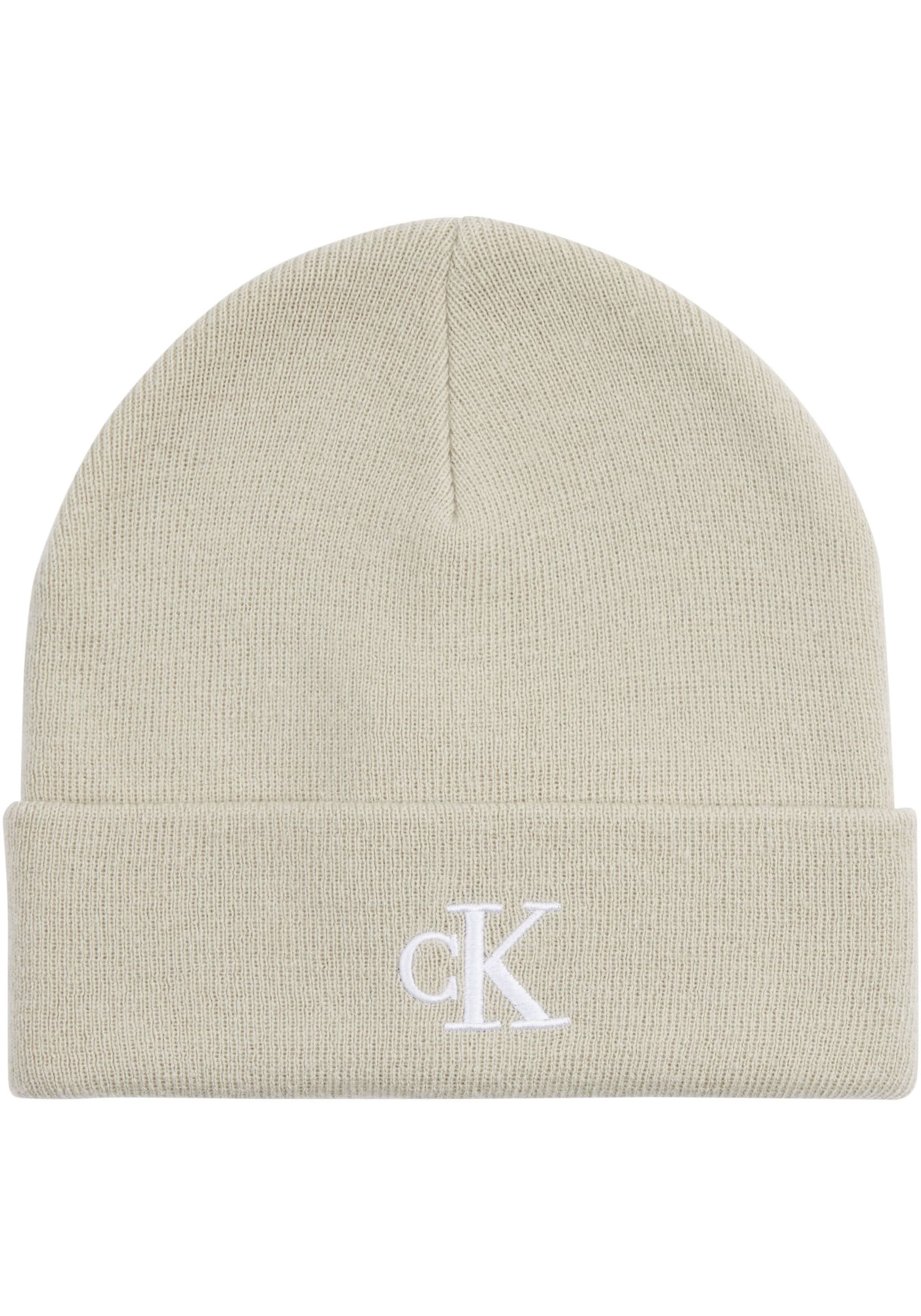 Beanie »MONOGRAM EMBRO BEANIE«, mit Calvin Klein Jeans Stickerei