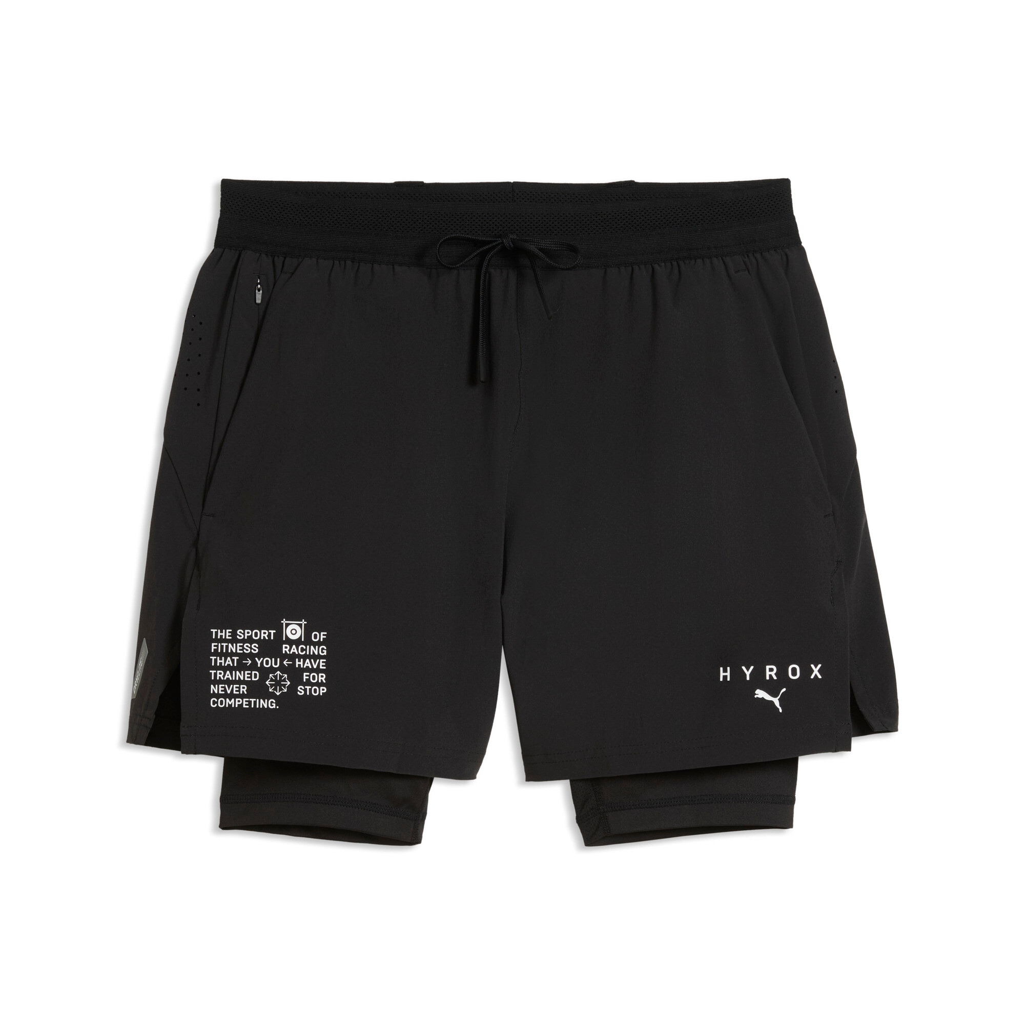 PUMA Trainingsshorts »M  X HYROX 2IN1 PWRMODE SHORT«  Regular Fit, für Fitness-Training, sportlicher Stil, 2-in-1 Design
