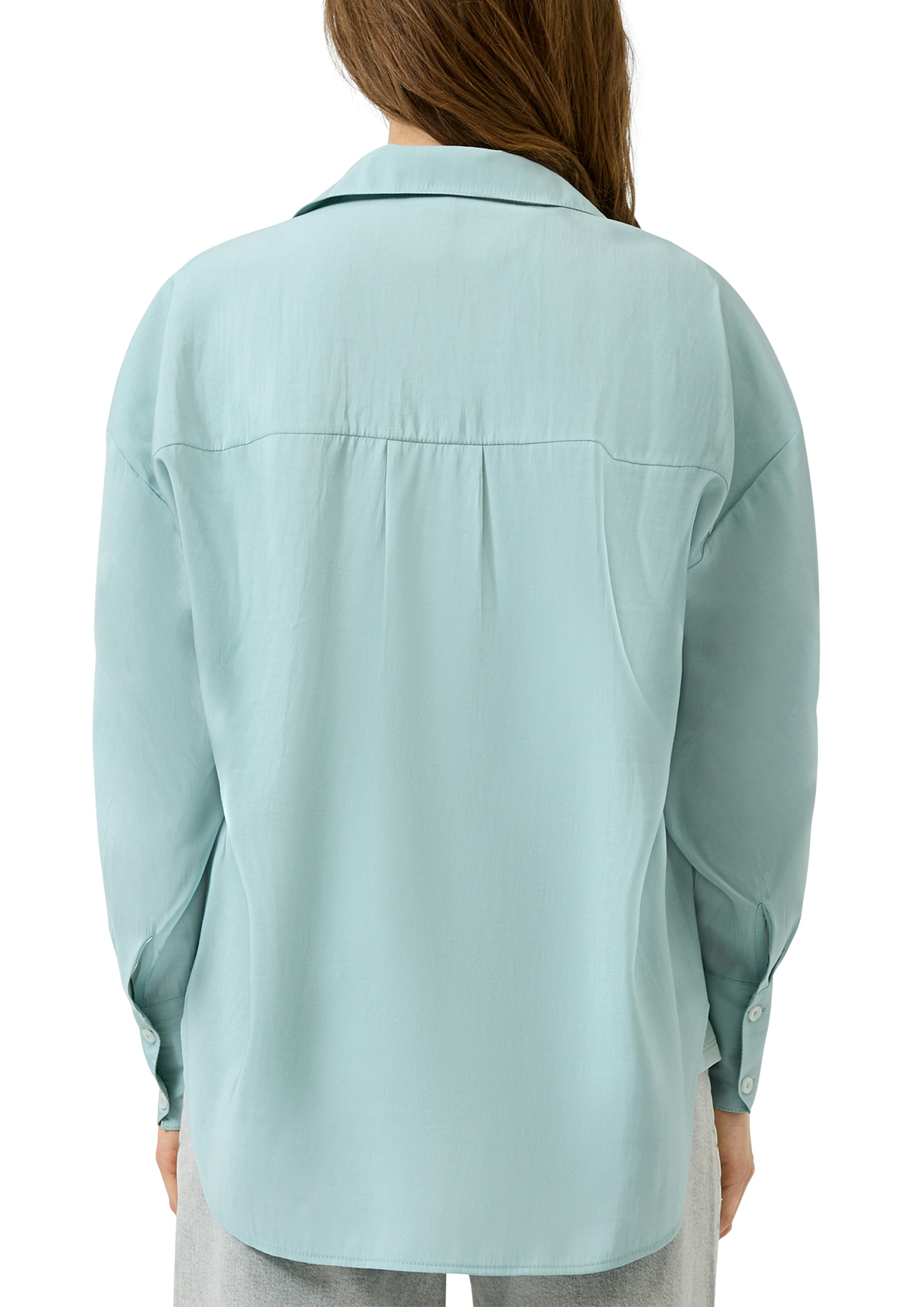 QS Langarmbluse mit Knopfleiste