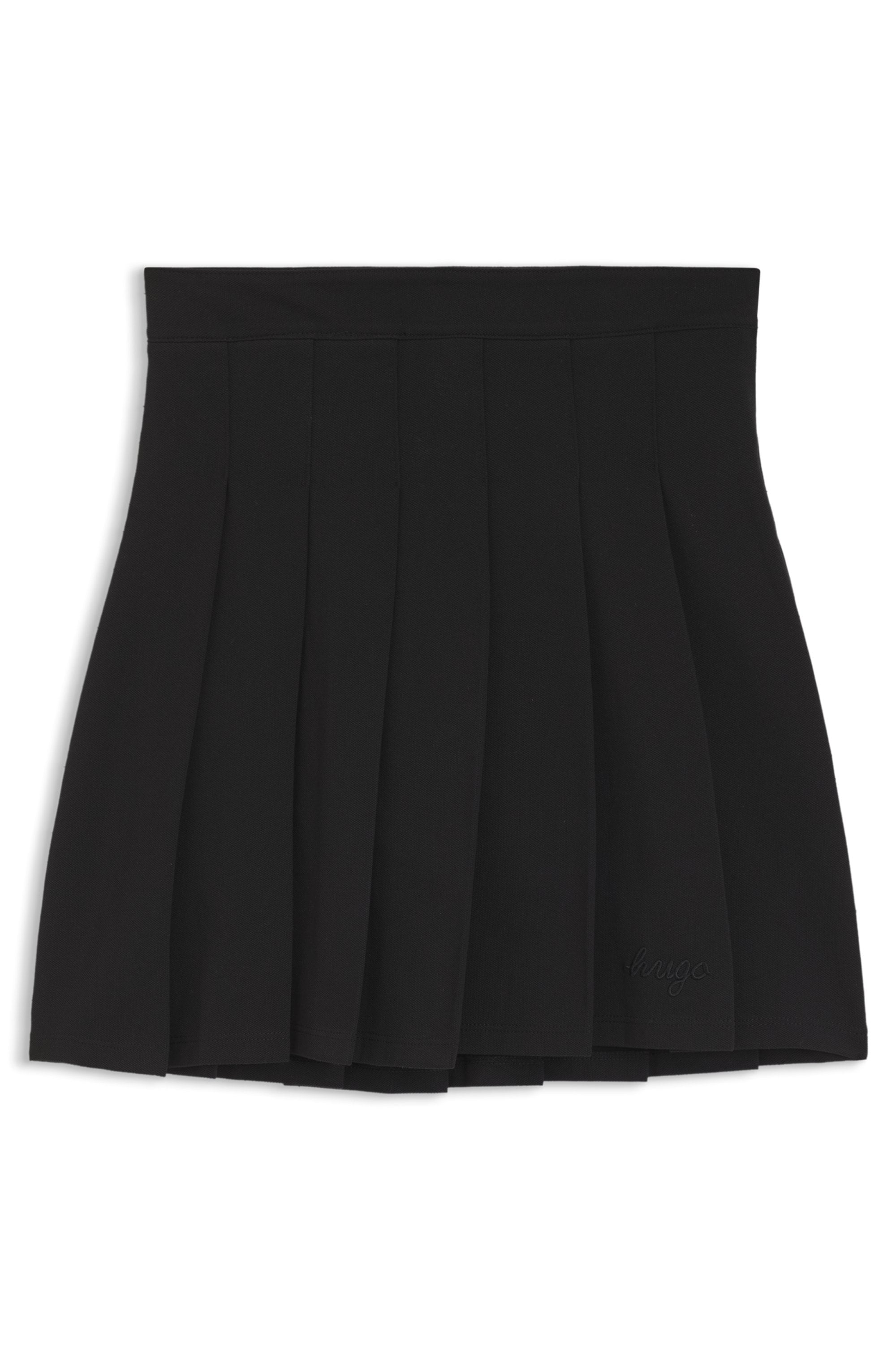 HUGO Plisseerock »Nalham« mit integrierter Shorts, Relaxed Fit