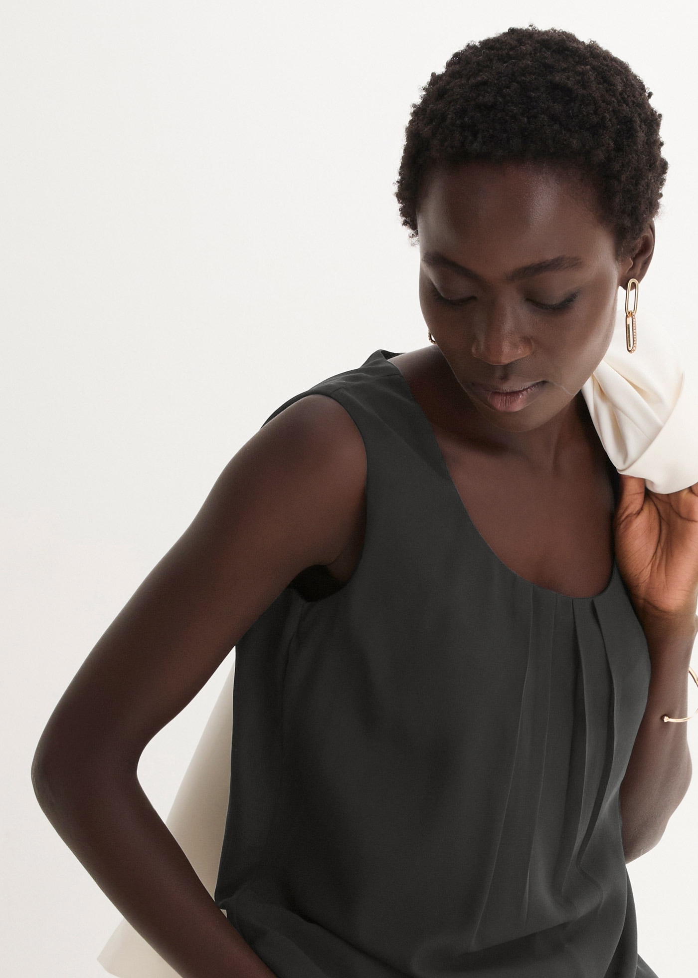 bonprix Blusentop lockerer Schnitt, für Frühjahrsmode und Sommermode, aus Polyester