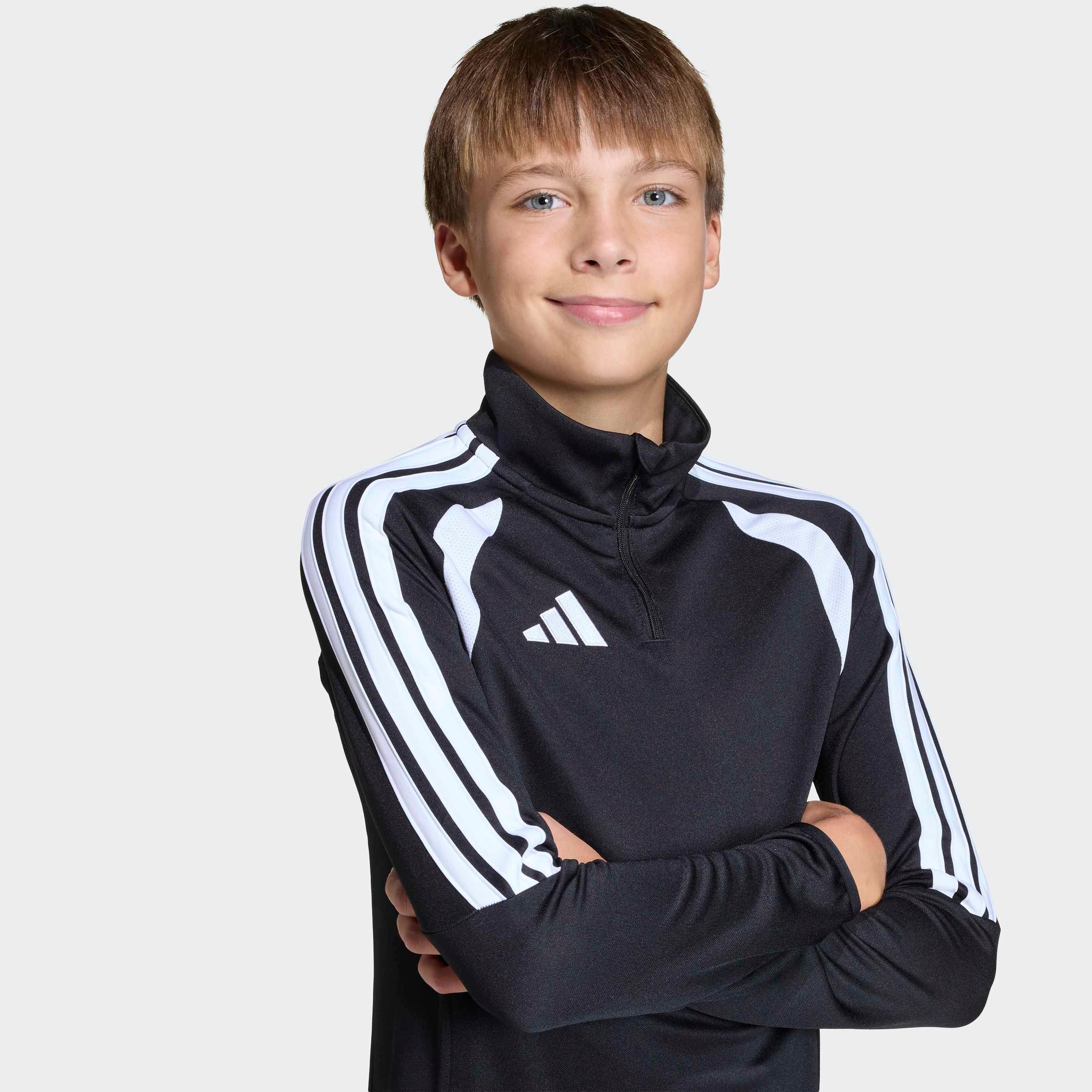 adidas Performance Trainingsshirt »TIRO26 LEAGUE KIDS TRAININGSOBERTEIL« mit Reißverschluss, atmungsaktiv, schnell trocknend