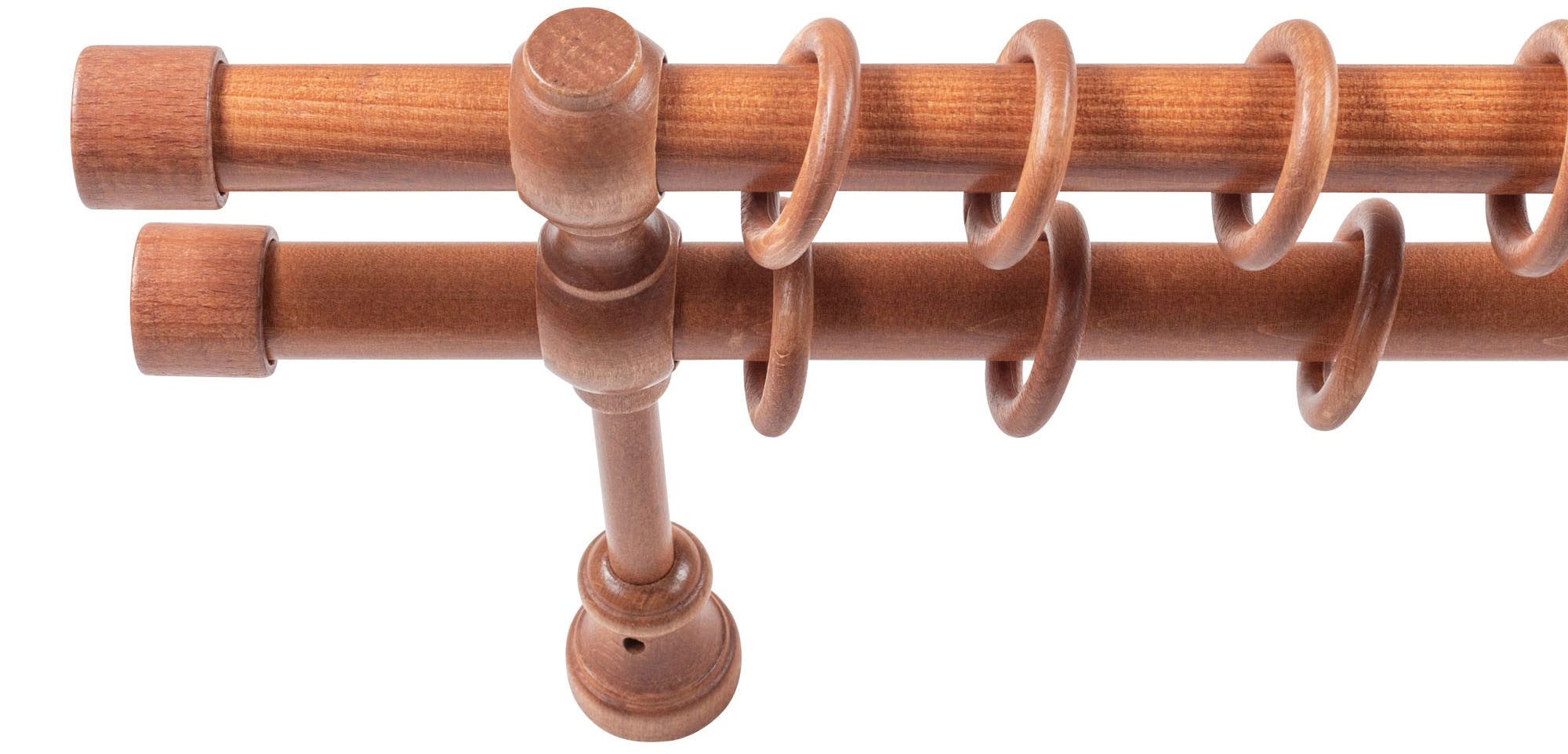 SN DECO GROUP Gardinenstange »Cafiro«, 2 läufig-läufig, Fixmaß