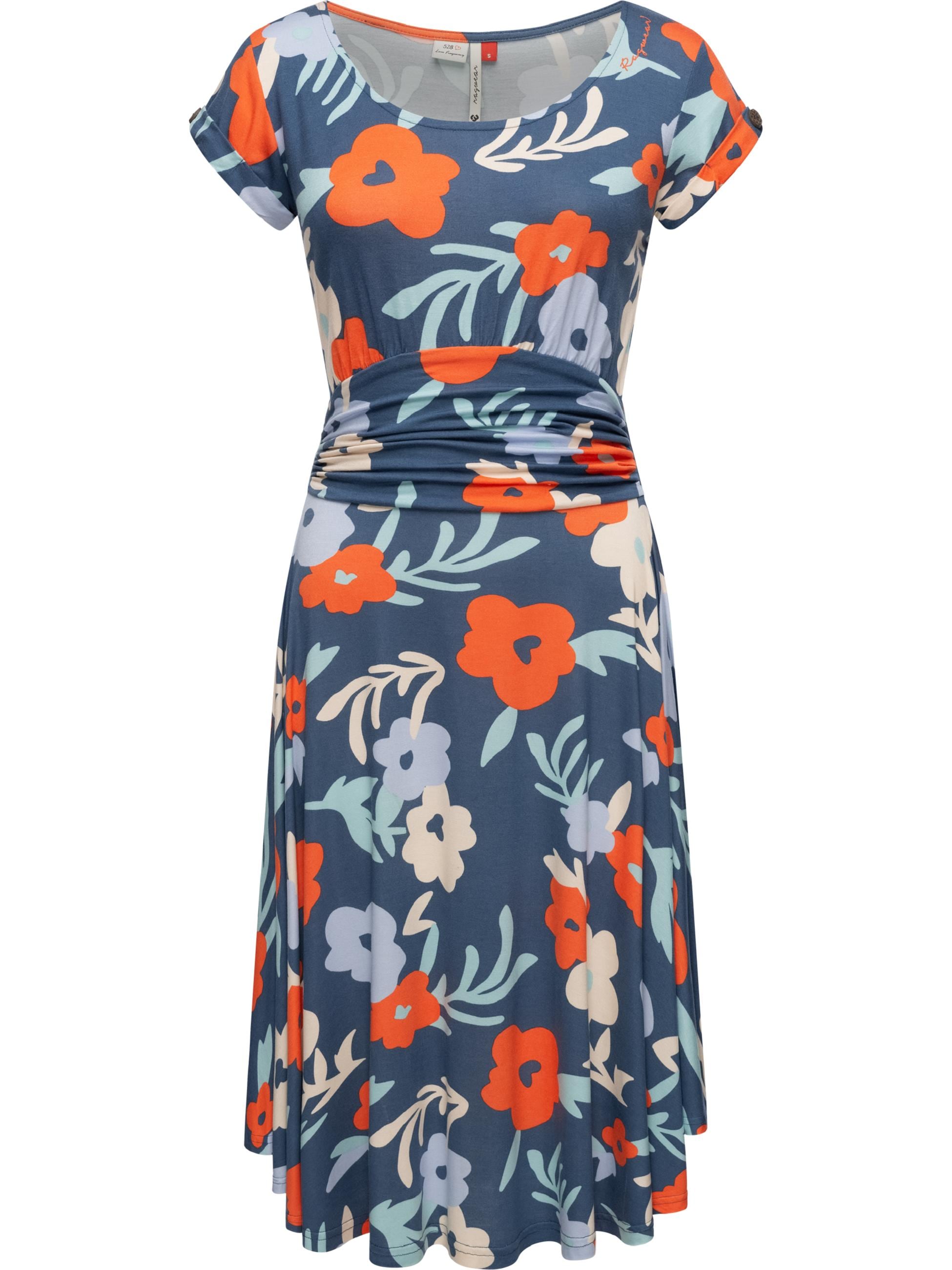 Sommerkleid »Sommerkleid Yvone Flowers«, Leichtes Jersey-Kleid mit Taillengürtel