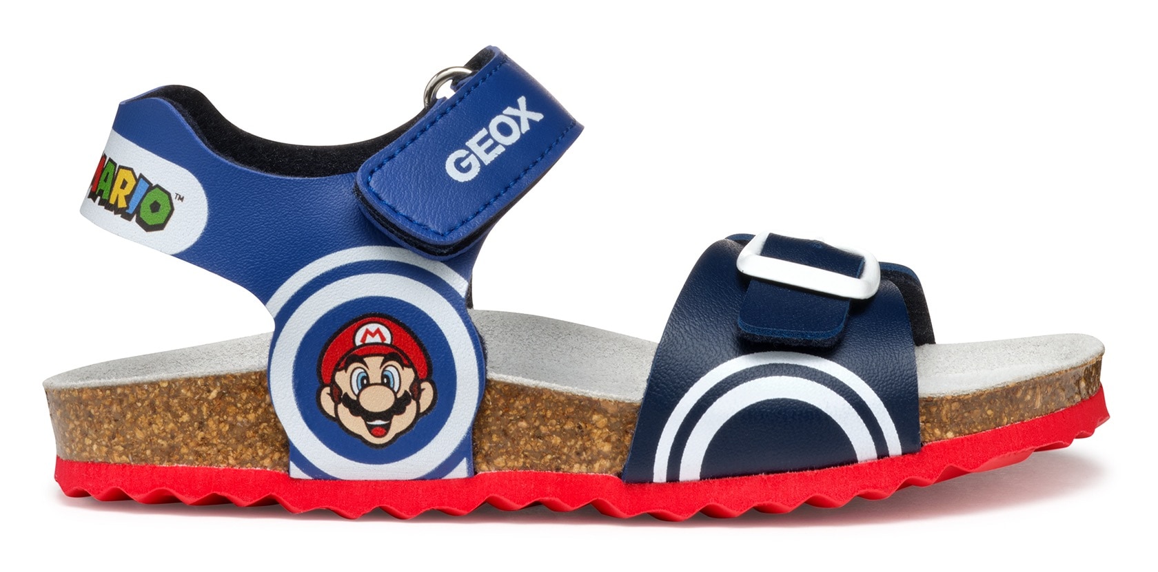 Geox Sandale »J GHITA BOY«, Klettschuh, Sommerschuh mit Super Mario Motiv und Logo