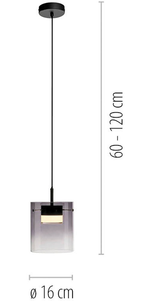 JUST LIGHT LED Deckenleuchte »ELIO« LED-Board 1 Stk. Warmweiß 3-Stufen Dimmer, Switchmo