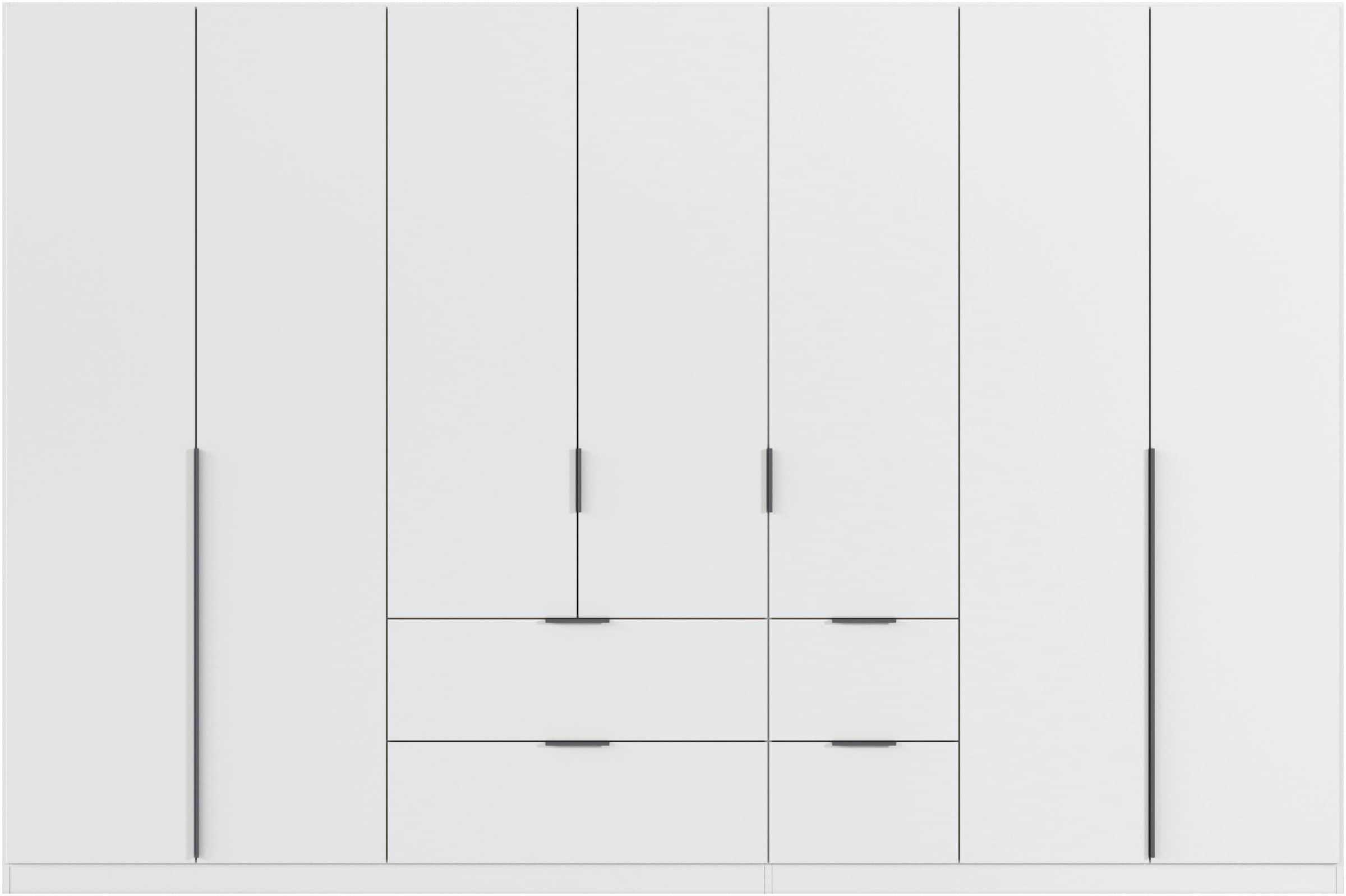 rauch Drehtürenschrank »Kleiderschrank Schrank Garderobe AGORDO mit Dekor- oder Hochglanzfront«, (in zwei Griff-Farben, Breiten 91-360 cm), mit Außenschubkästen, in 7 Breiten und 2 Höhen MADE IN GERMANY