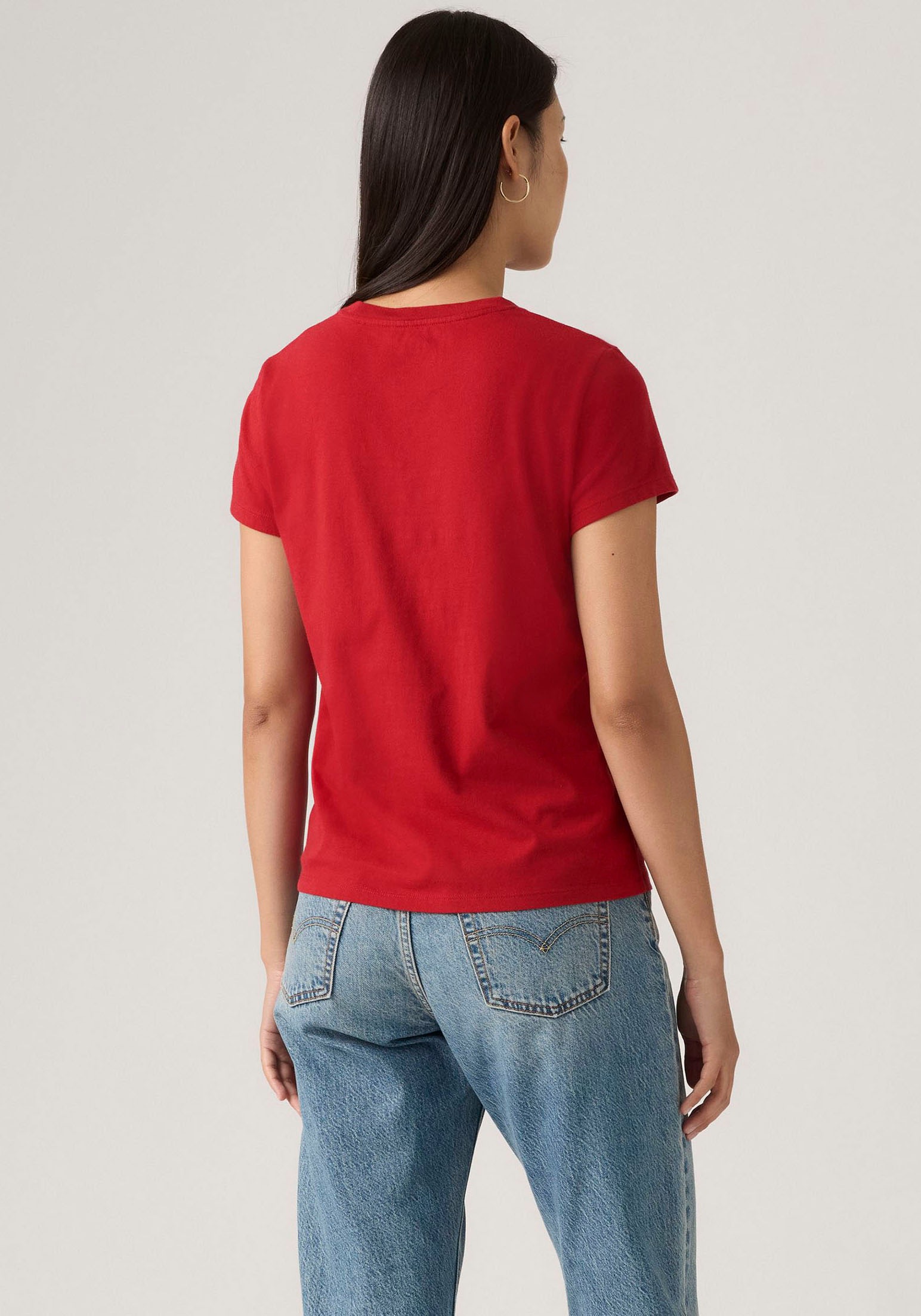 Levi's® Rundhalsshirt »THE PERFECT TEE«, mit Logo im Metallic-Holo Print