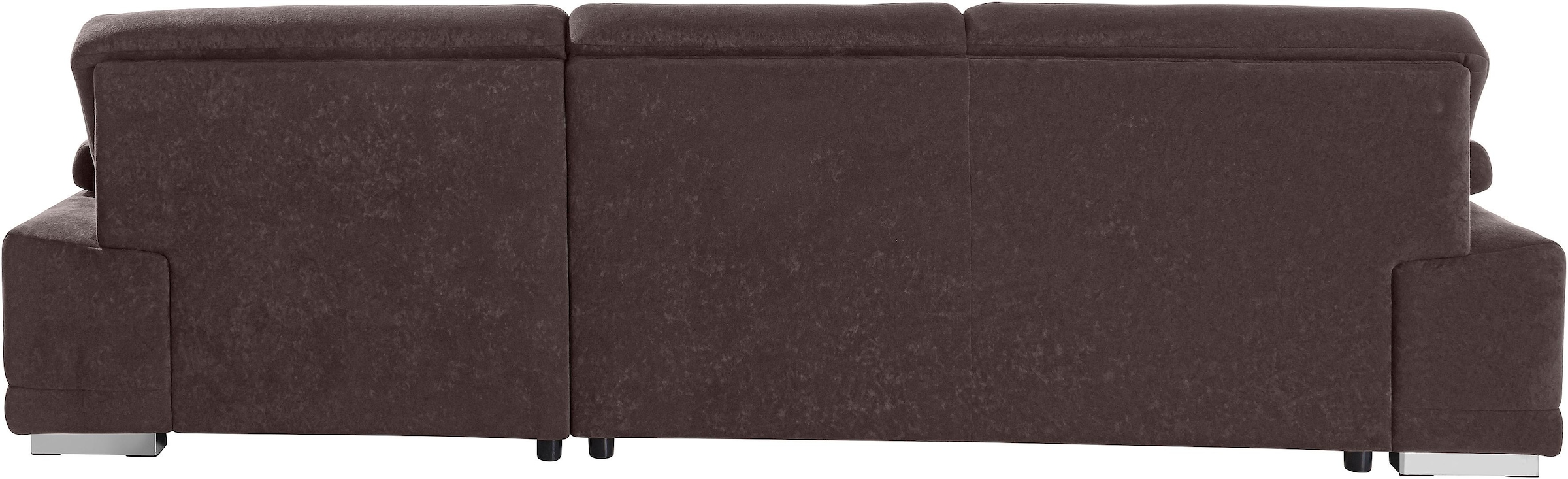 sit&more Ecksofa »Coria L-Form« mit XL-Recamiere, wahlweise mit Bettfunktion