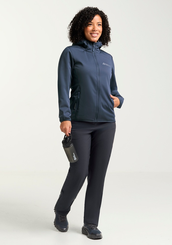 Jack Wolfskin Softshelljacke »WINDHAIN HOODY W«, mit Kapuze