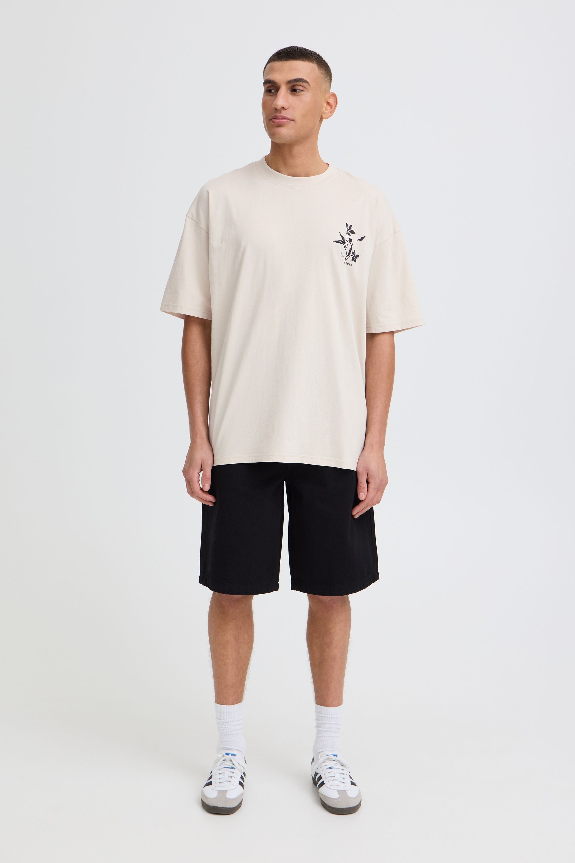 !Solid Rundhalsshirt »Rundhalsshirt SDAmon Oversized«