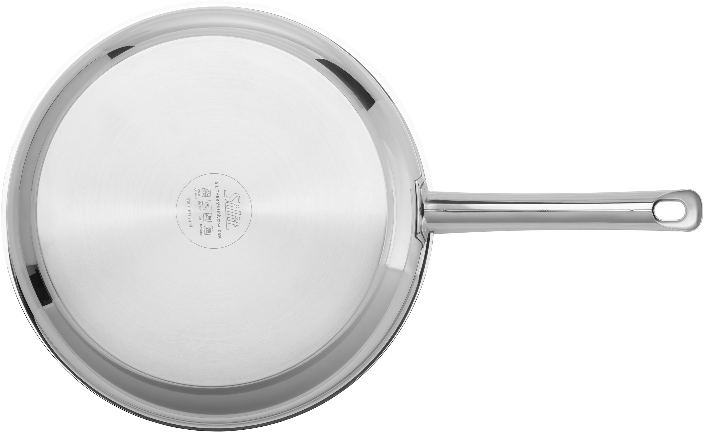 Silit Pfannen-Set »Calabria« Edelstahl 18/10 Set, Stielpfanne 24 cm und 28 cm, 2 Stk. tlg. Silitan Antihaftversiegelung, polierter Edelstahl, induktionsgeeignet