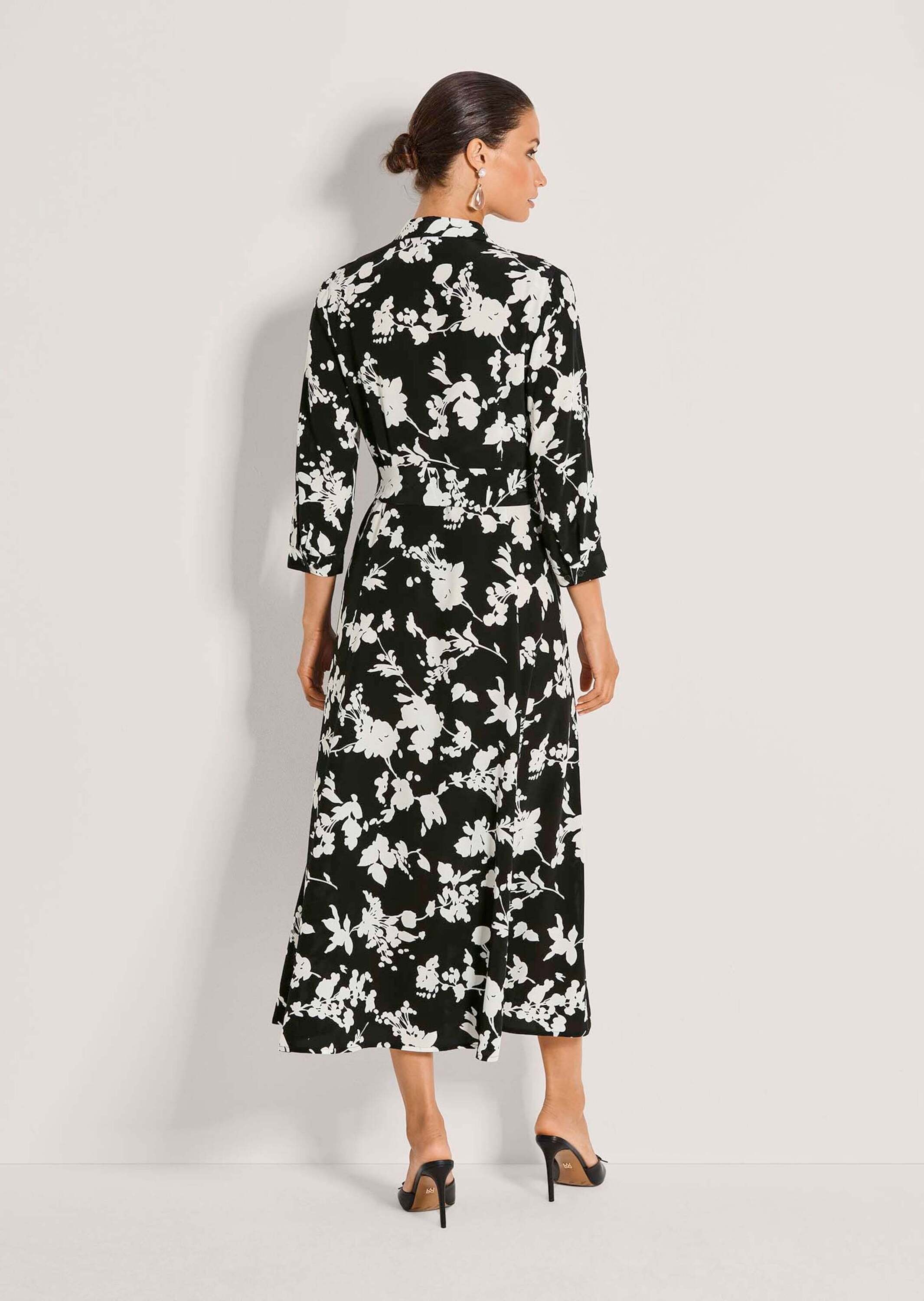 MADELEINE Midikleid »Kleid Langes Druckkleid«