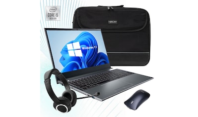 Notebook »Set 2460 inkl. Tasche, ST-GH577 Headset, MARVO DWM102BK Wireless Maus«,...