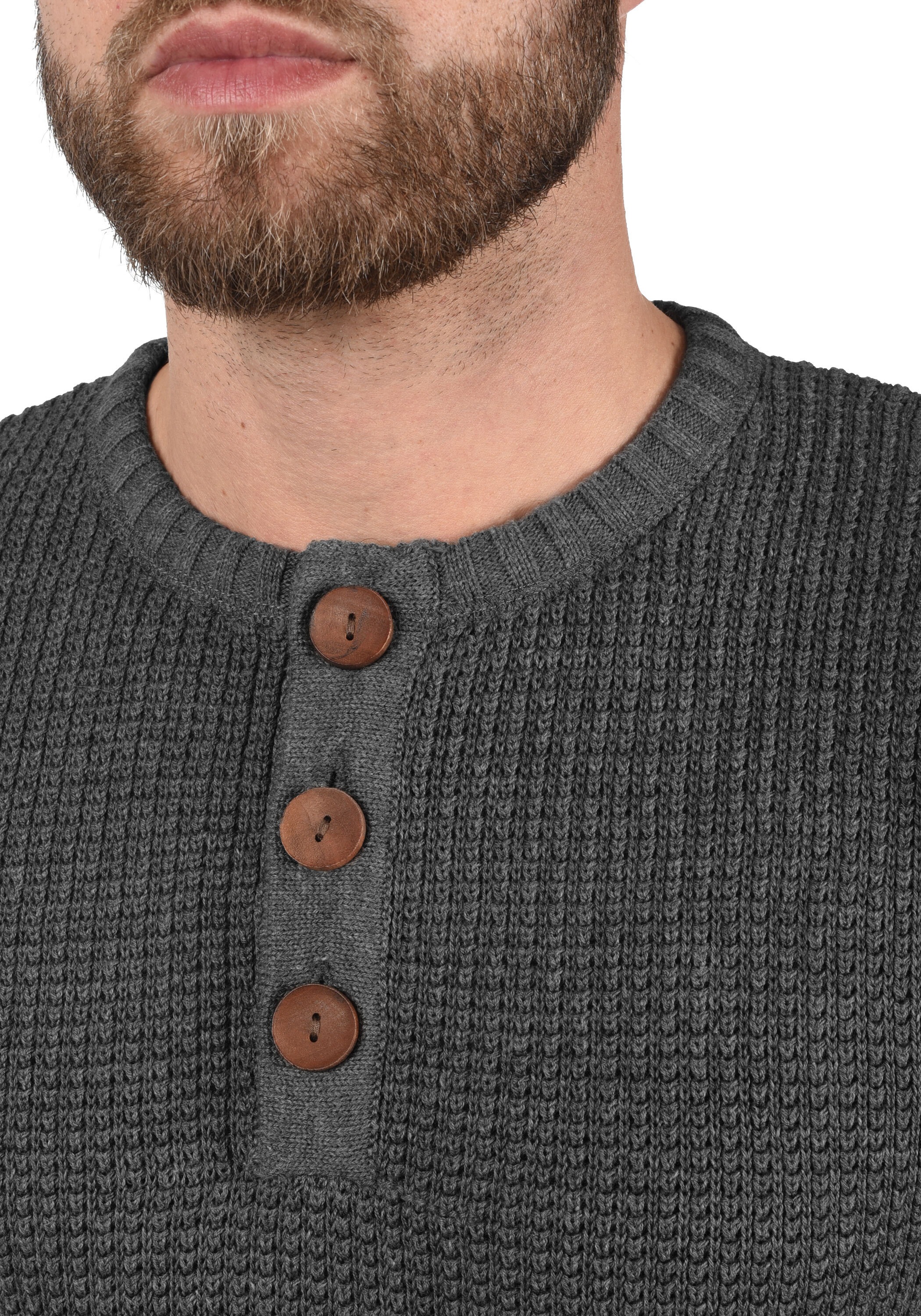!Solid Strickfleece-Pullover »Strickpullover SDTerrance«