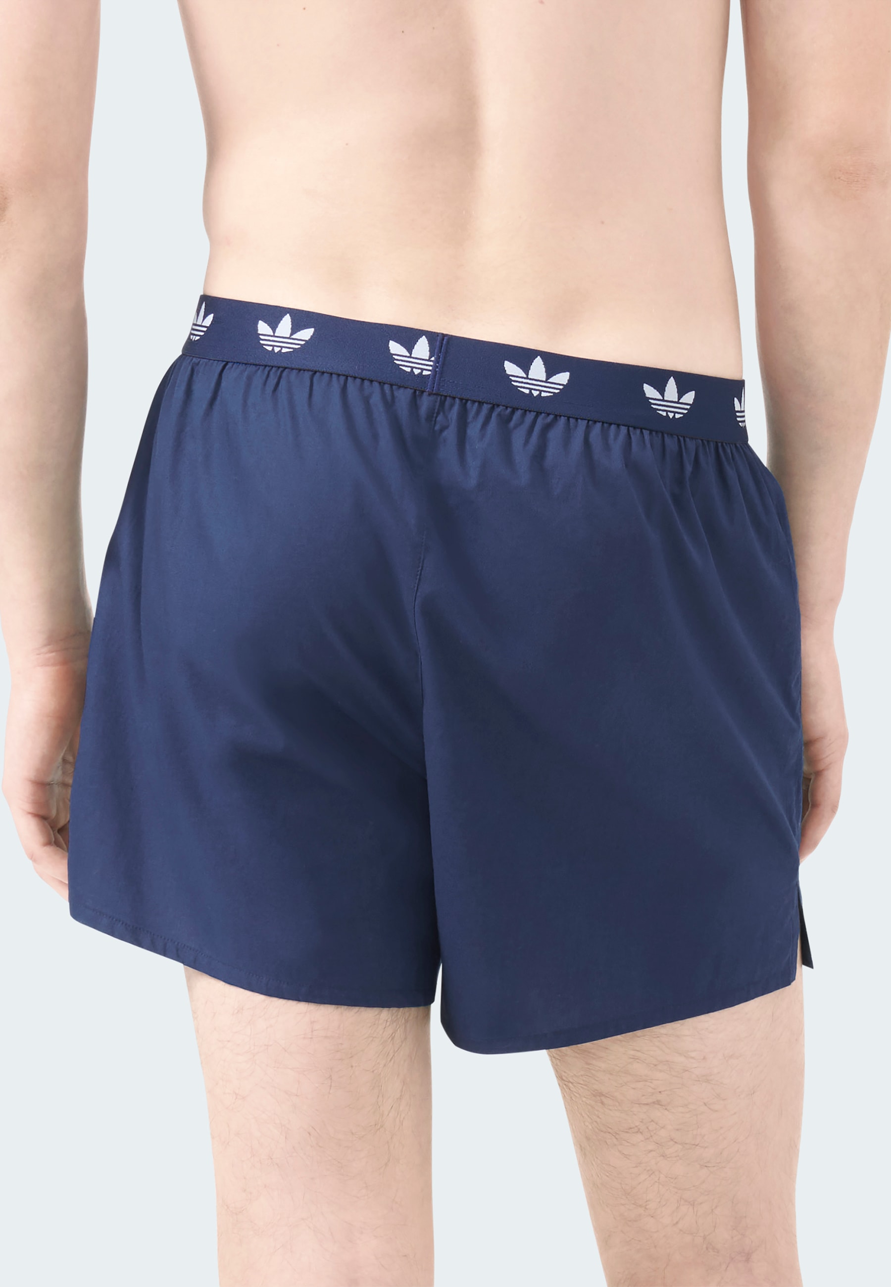 adidas Originals Webboxer »Comfort Cotton Woven« 2er Pack,  Baumwolle, weit, elastischer Bund, Eingriff mit Knopf