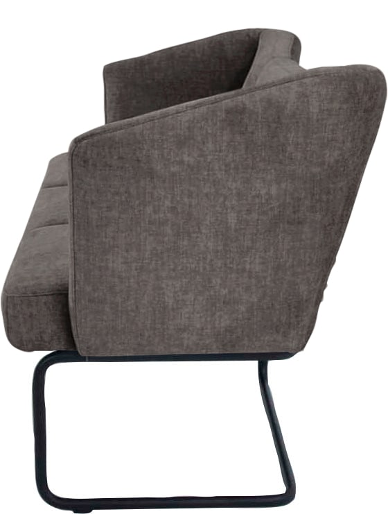 K+W Komfort & Wohnen Polsterbank »Mikkado Tube« in abgerundeter Form, Rundrohrkufe lang, in 2 Breiten 192 oder 242 cm