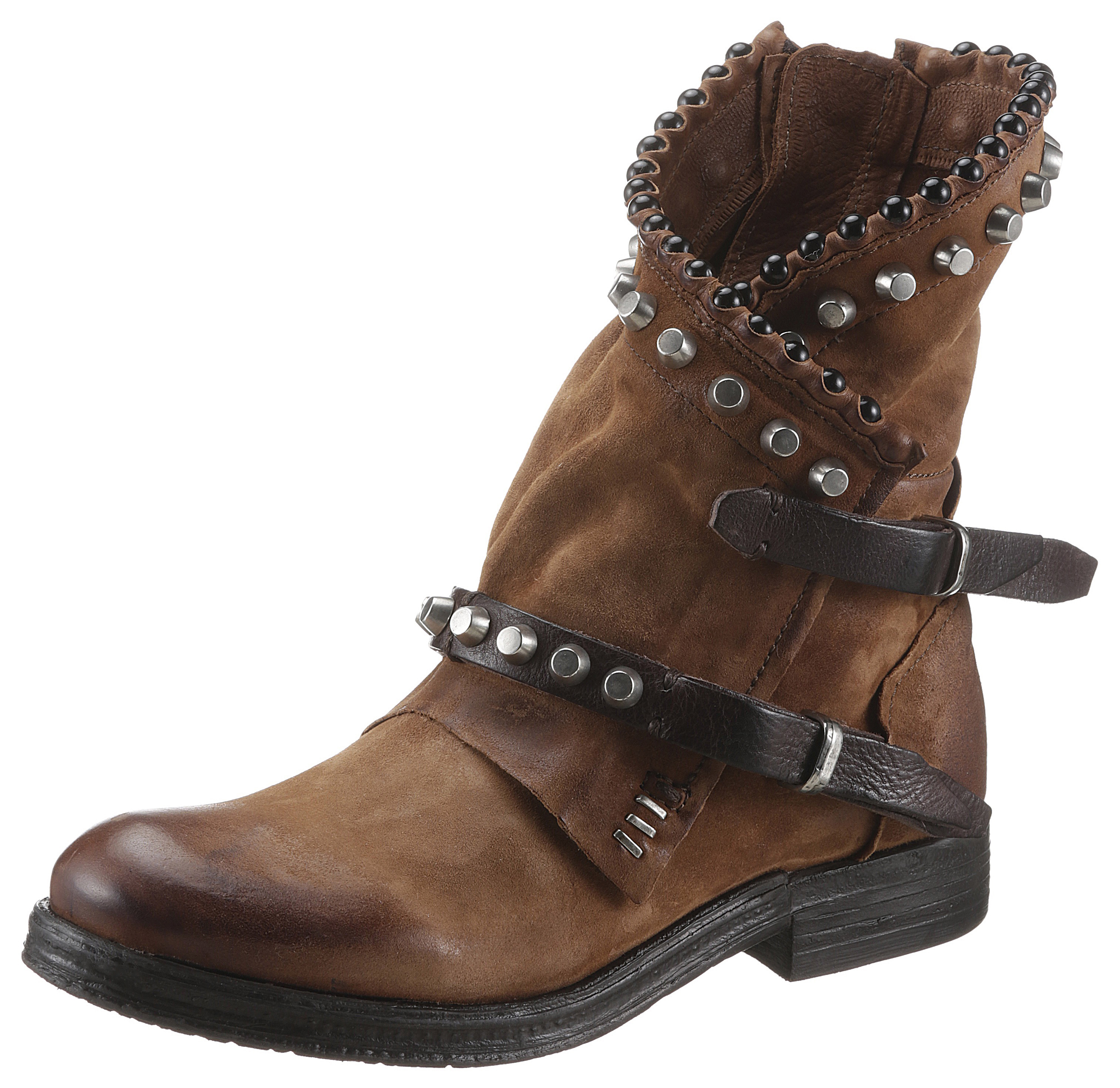 Bikerboots »VERTI«, im angesagten Used Look