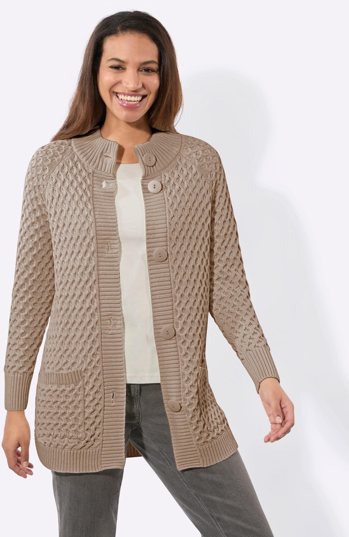 Inspirationen Longstrickjacke