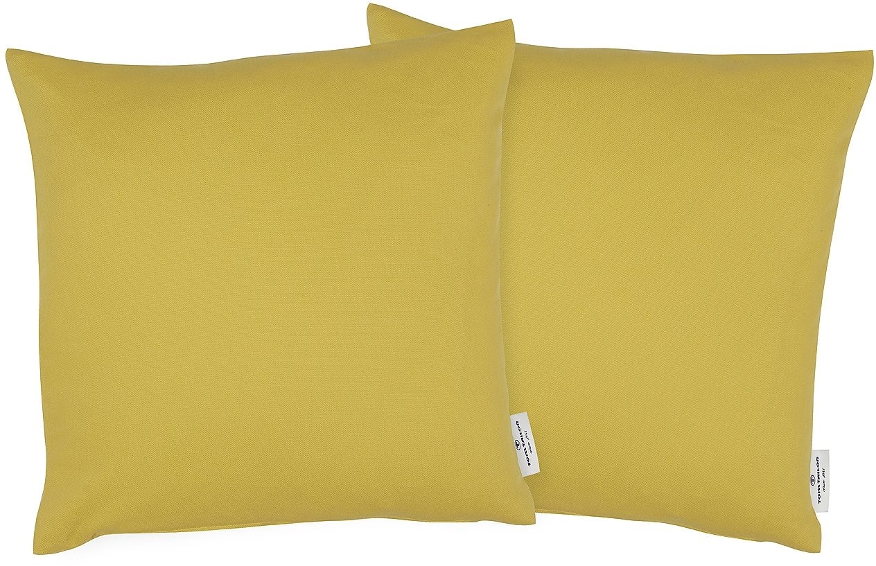 TOM TAILOR HOME Dekokissen »Dove«, unifarben, Kissenhüllen ohne Füllung, 2er Pack