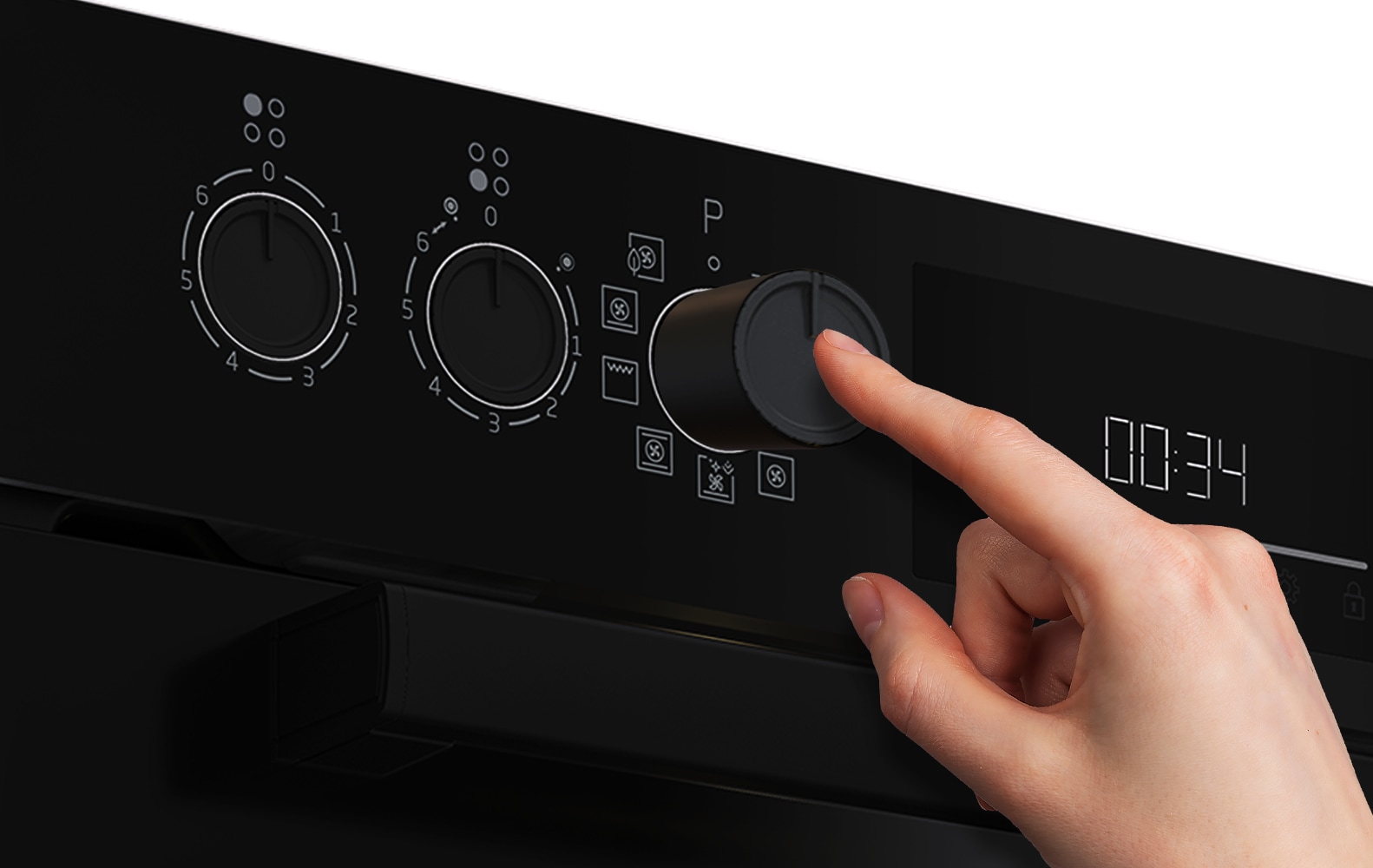 BEKO Einbaubackofen »BBIM17300X« mit 1-fach-Teleskopauszug mit Hydrolyse AirFry – Knusprige Gerichte einfach direkt im Backofen