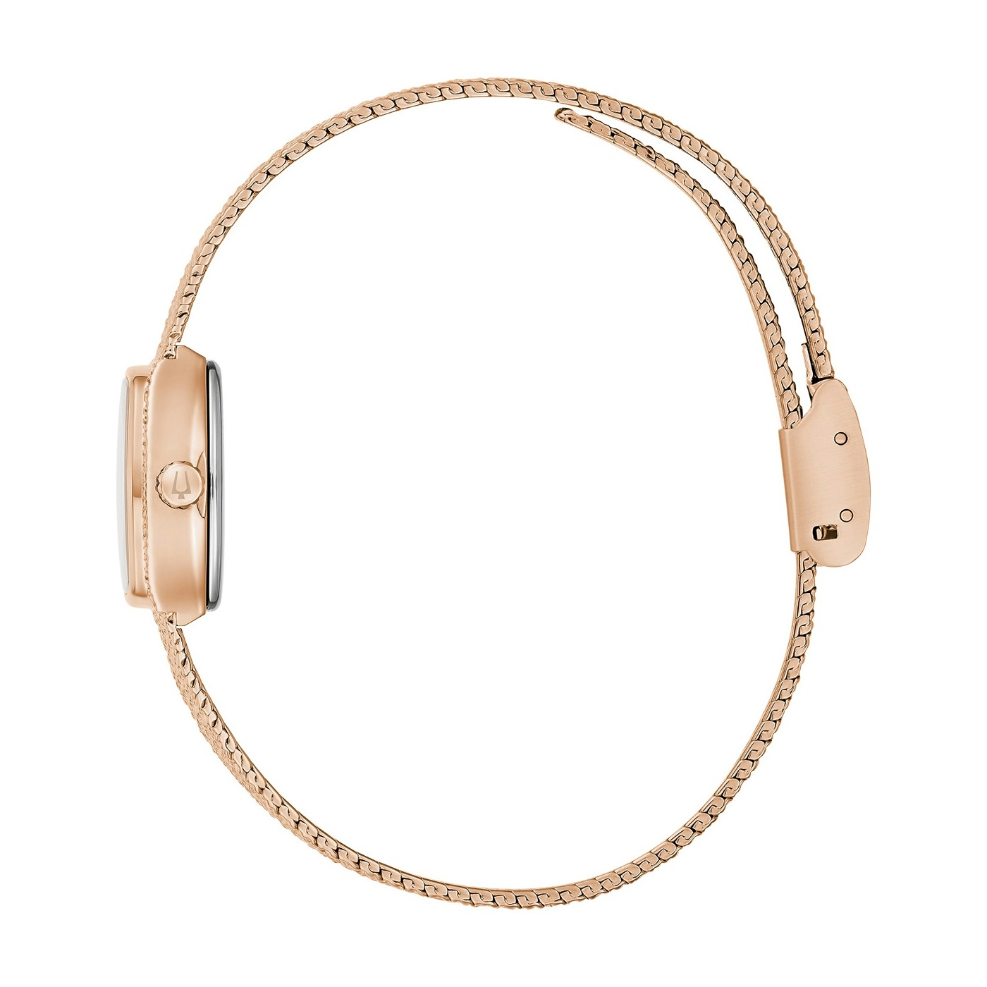 Bulova Quarzuhr »Goddess of Time« Armbanduhr, Damenuhr, Edelstahlarmband, analog