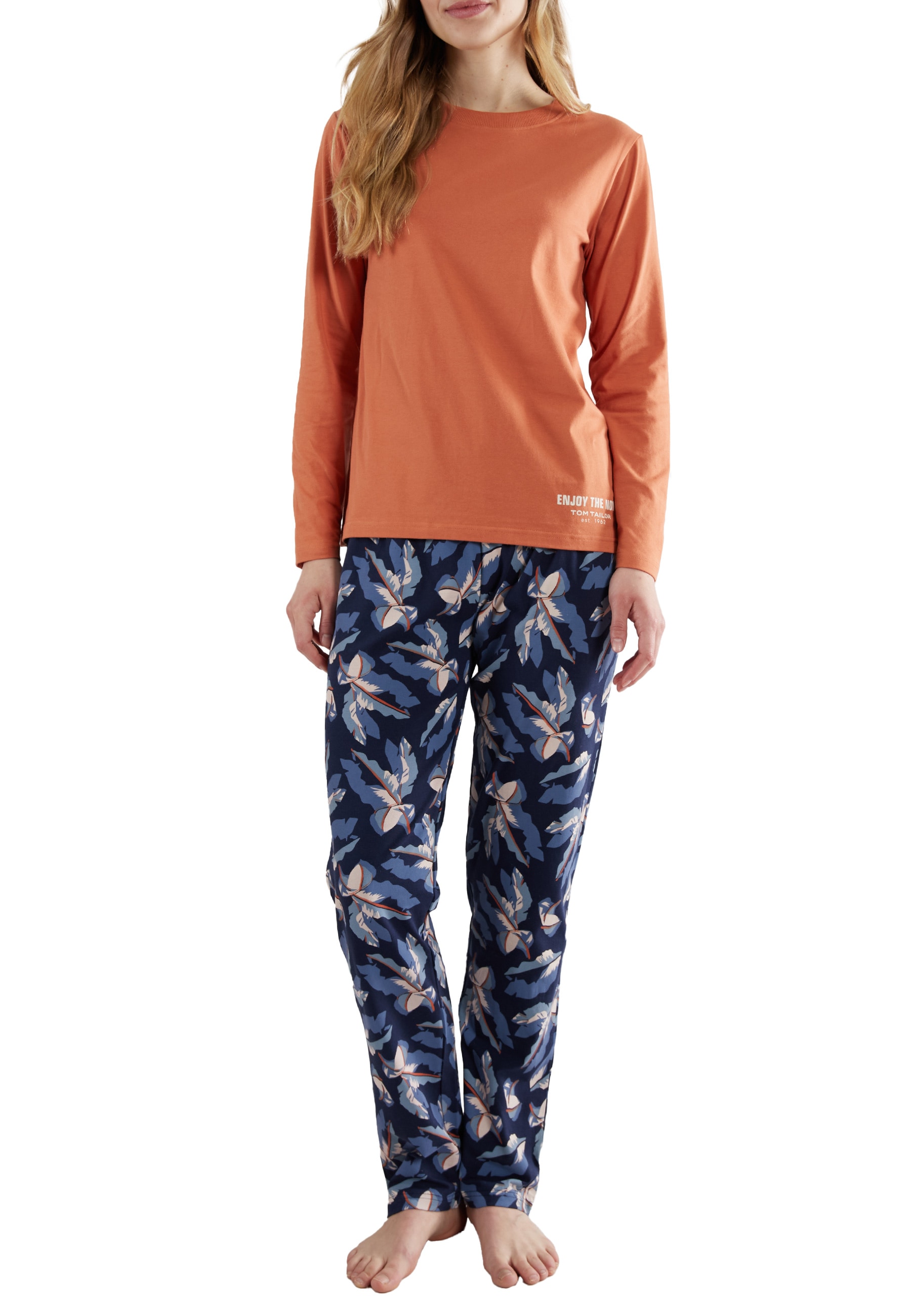 TOM TAILOR Pyjama »Manila«, (2 tlg.), mit gemusterter Hose