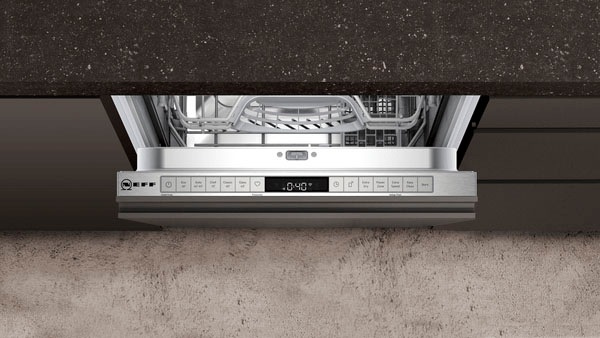 NEFF vollintegrierbarer Geschirrspüler N 50 »S855EKX14E«, 9 Maßgedecke, Time Light: auf den Boden projizierte Restlaufzeit