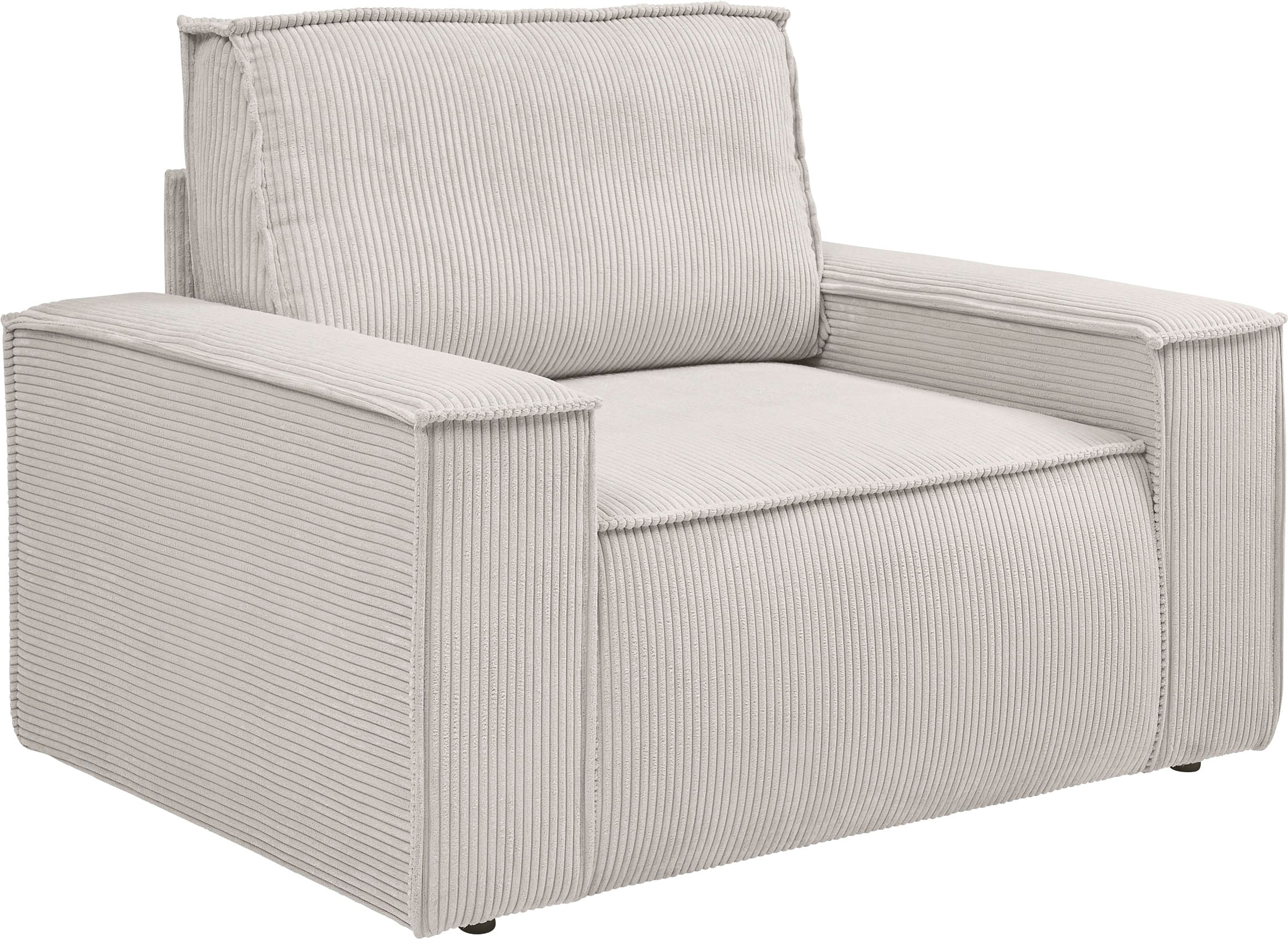 Home affaire Sessel »SHERWOOD, Love-Seat in 3 Stoffarten verfügbar«, passend zur Polster-Serie SHERWOOD